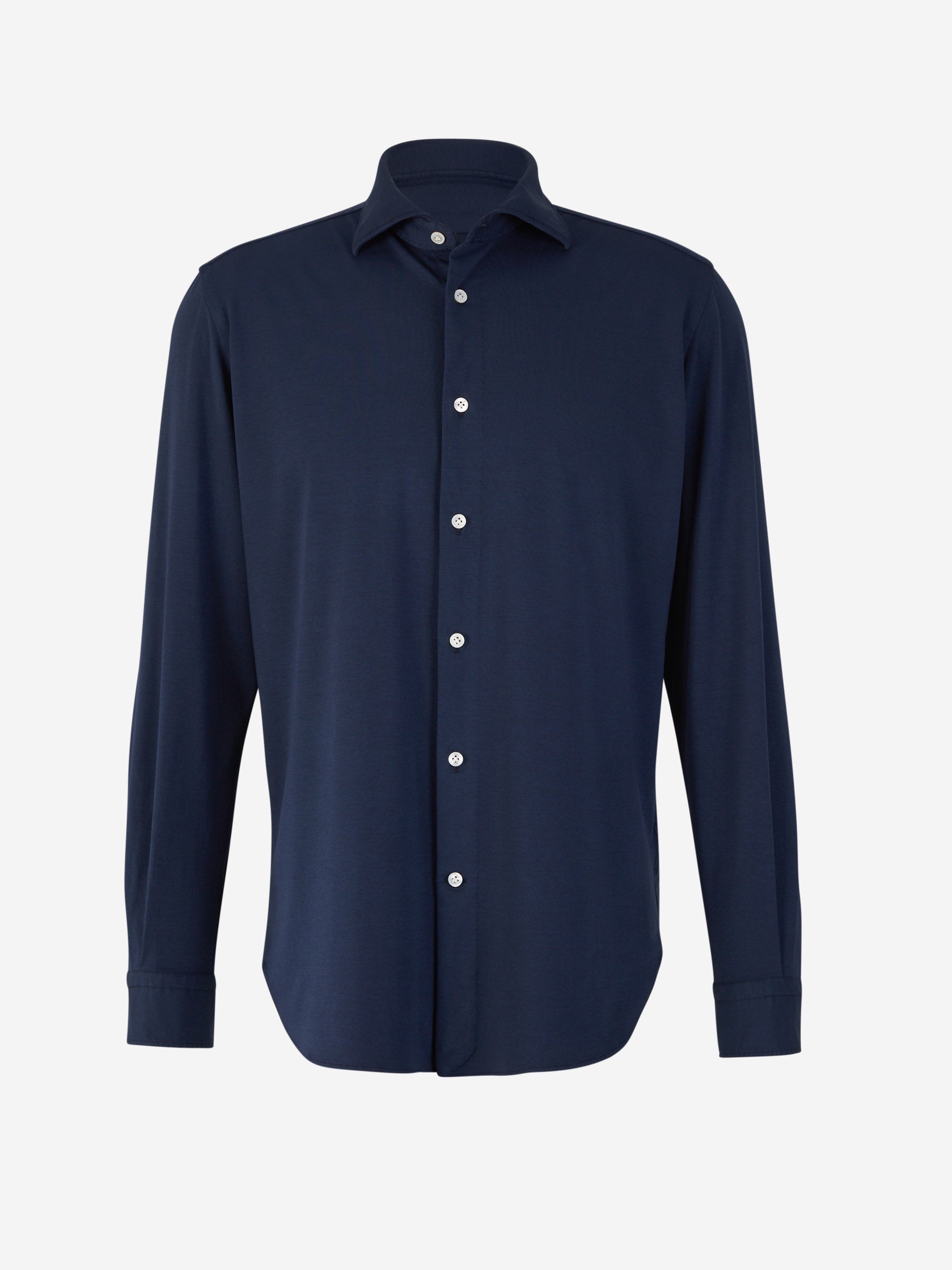 Outlet online Vincenzo di Ruggiero Hombre Camisa Punto Elástico color Marron sku 531-006085 03 - Foto 5