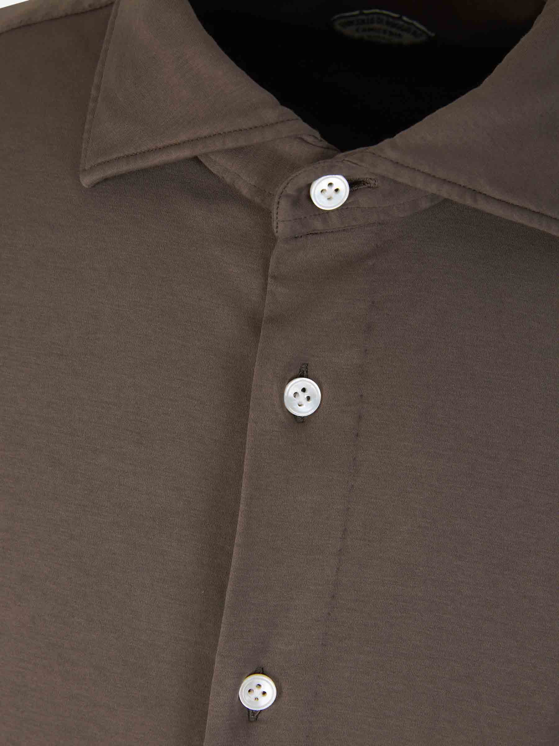 Outlet online Vincenzo di Ruggiero Hombre Camisa Punto Elástico color Azul Marino sku 531-006085 02 - Foto 11