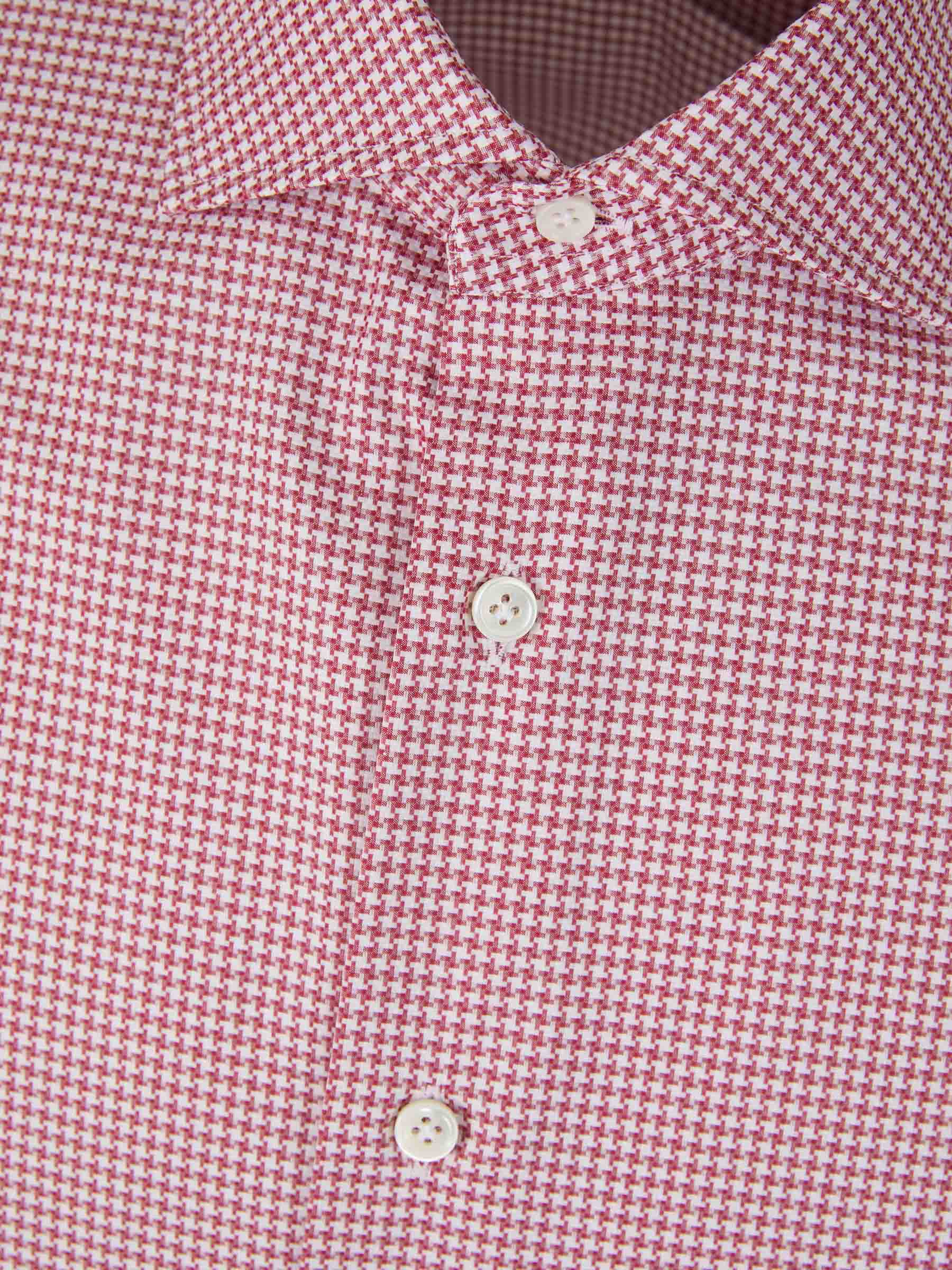 Outlet online Santa Eulalia Hombre Camisa Motivo Pata De Gallo color Azul Noche sku 531-006098 02 - Foto 3