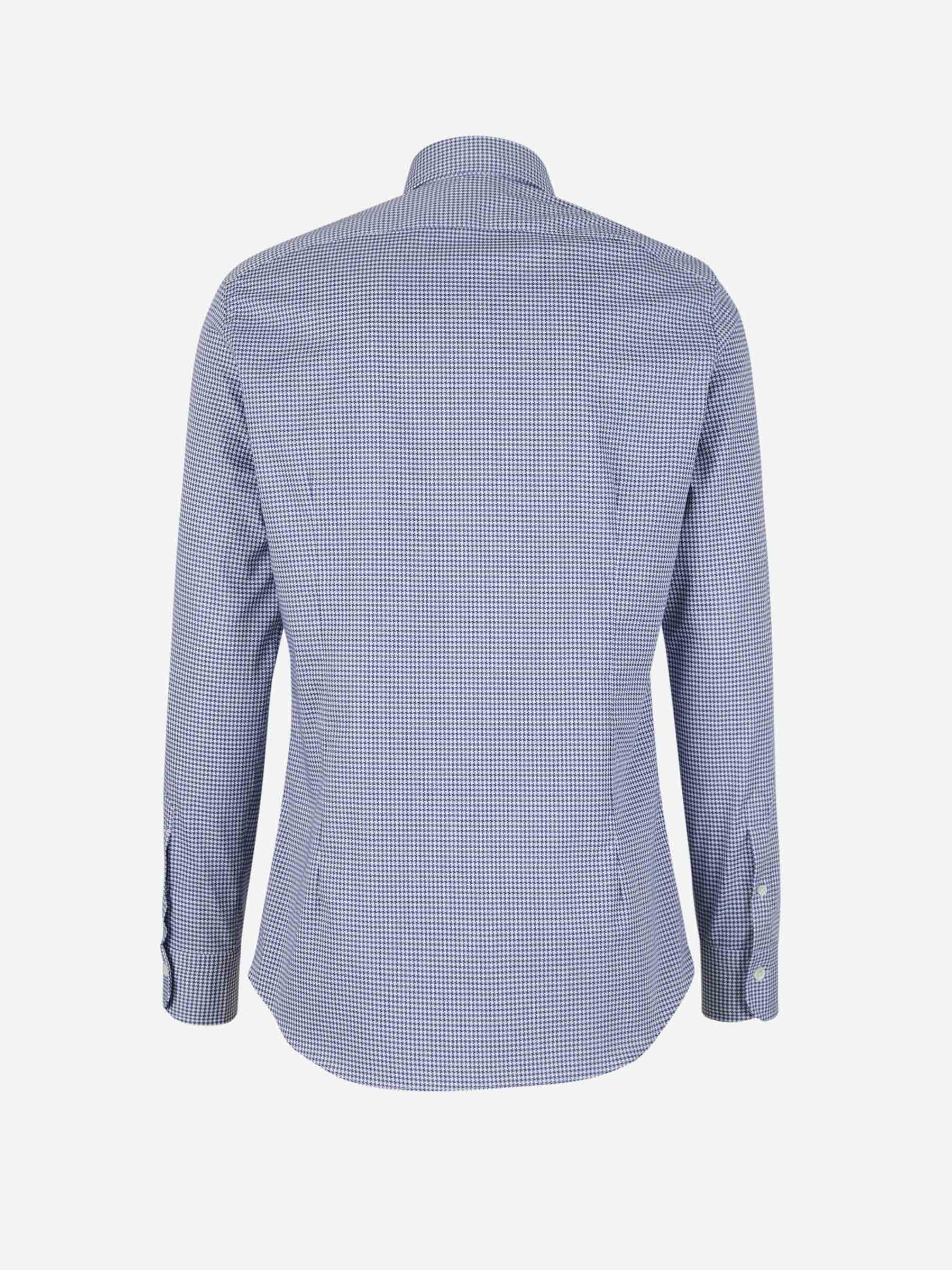 Outlet online Santa Eulalia Hombre Camisa Motivo Pata De Gallo color Azul Noche sku 531-006098 02 - Foto 6