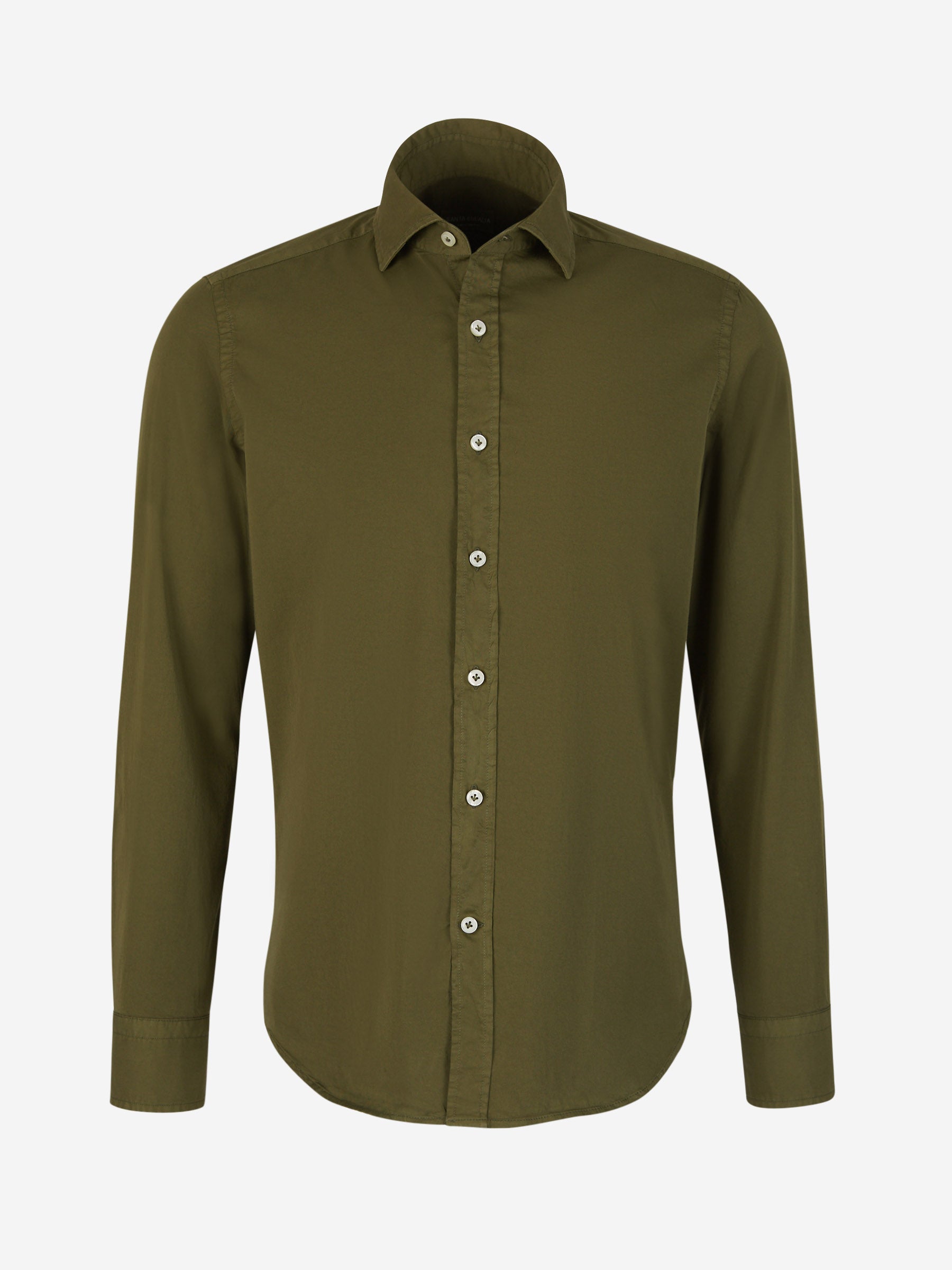 Outlet online Santa Eulalia Hombre Camisa Lisa Algodón color Verde Militar sku 531-006107 02 - Foto 5