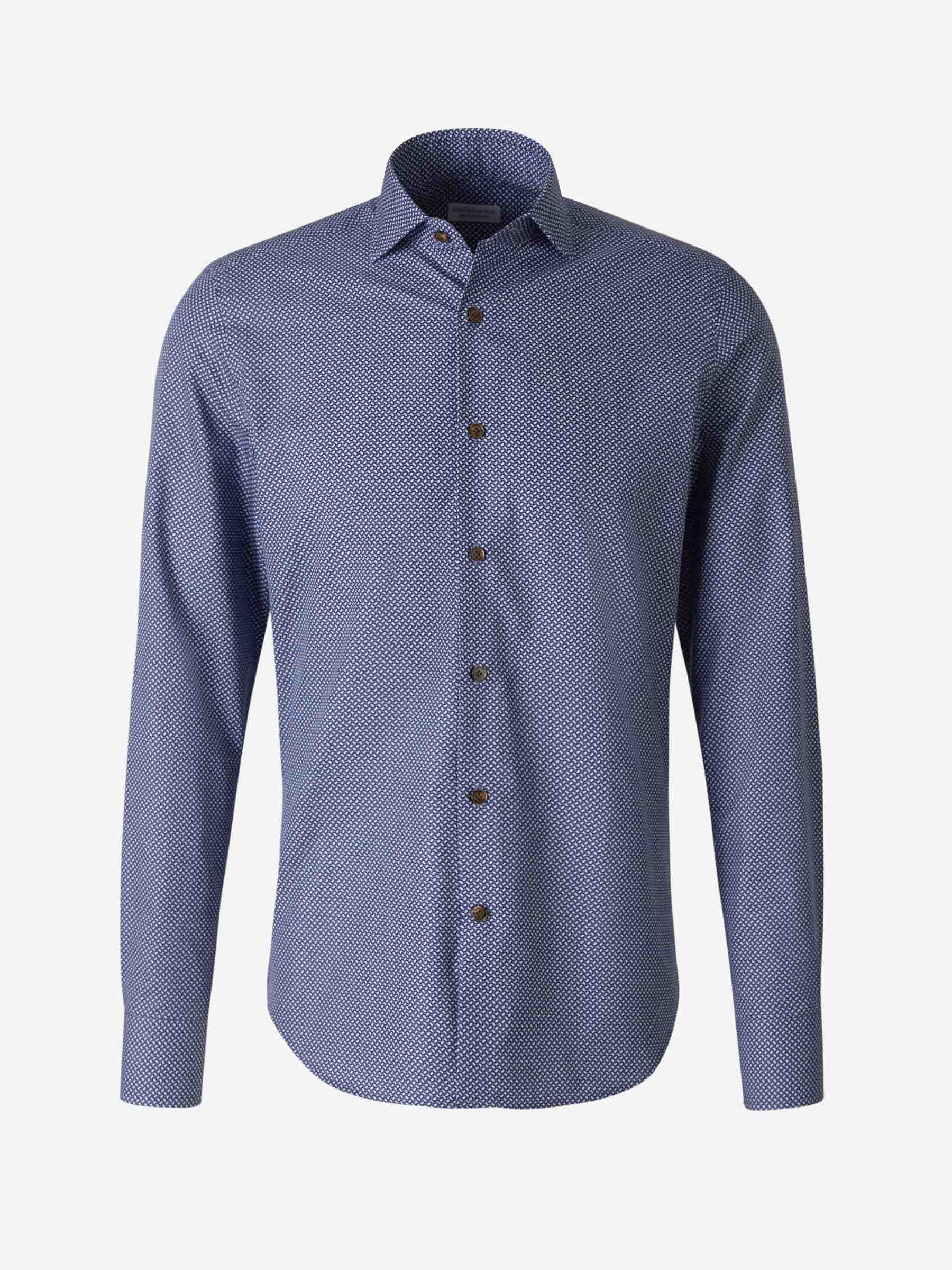 Outlet online Santa Eulalia Hombre Camisa Motivo Geométrico color Azul Noche sku 531-006109 01 - Foto 1