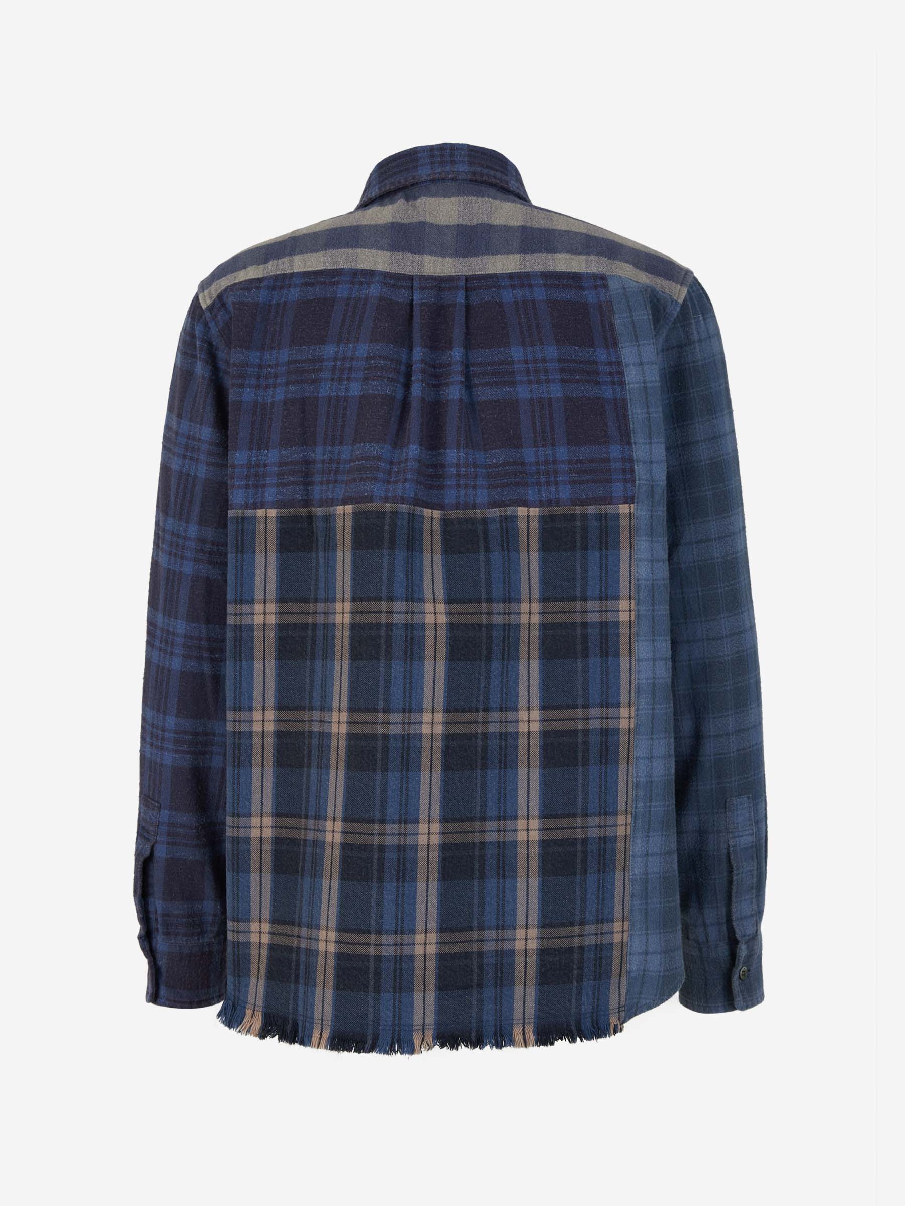 Outlet online John Elliott Hombre Camisa Silverado Tartán color Azul Marino sku 531-006127 01 - Foto 2