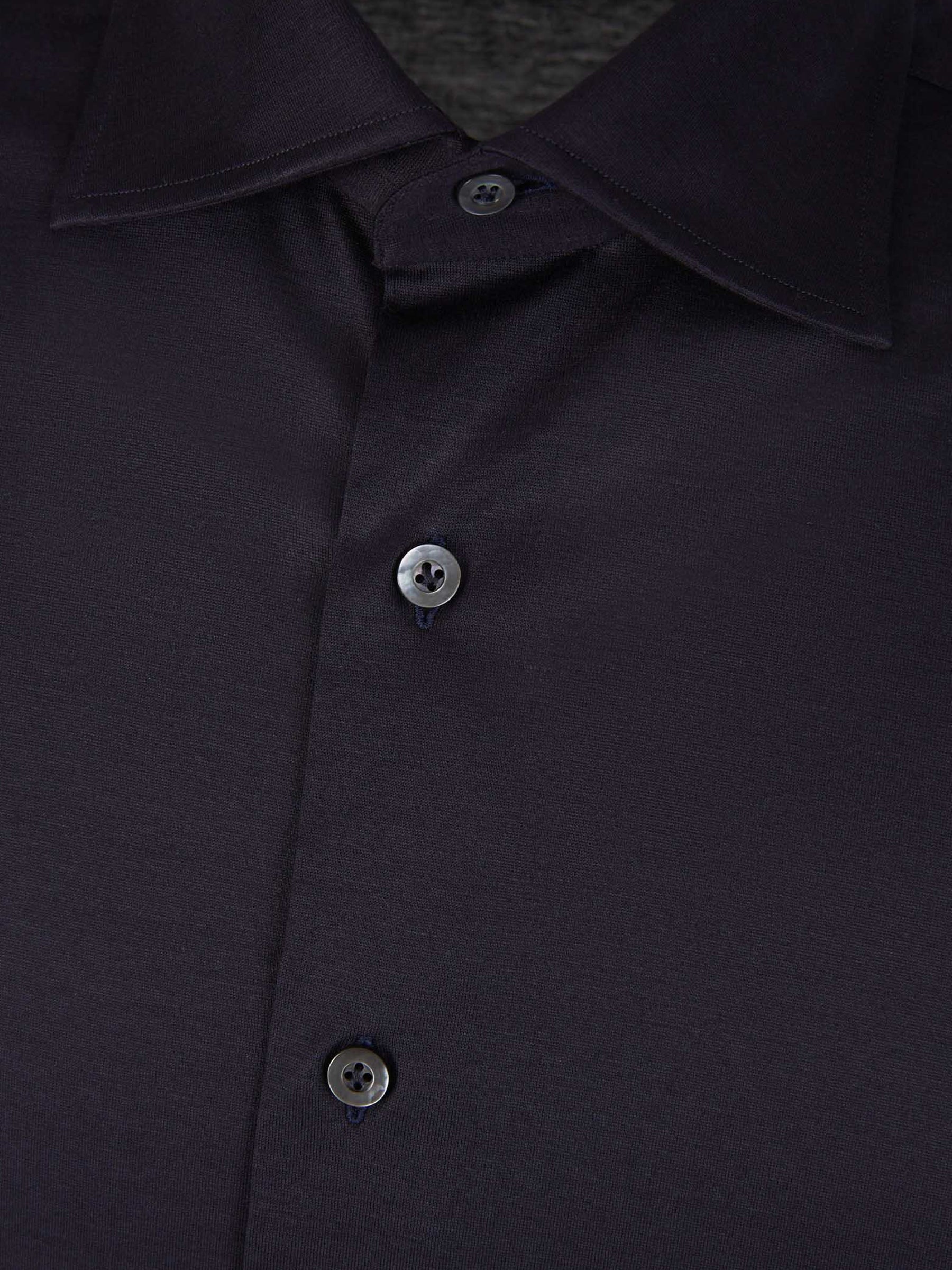 Outlet online Fray Hombre Camisa Micro Punto color Azul Marino sku 531-006205 03 - Foto 3