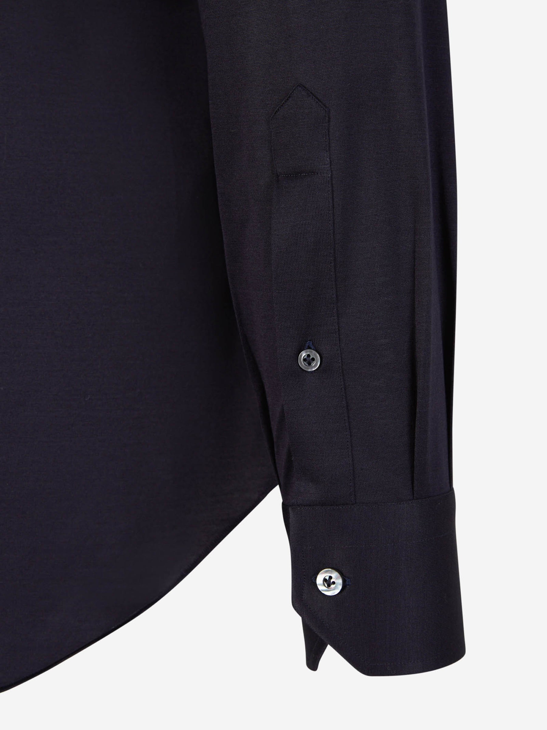 Outlet online Fray Hombre Camisa Micro Punto color Azul Marino sku 531-006205 03 - Foto 4