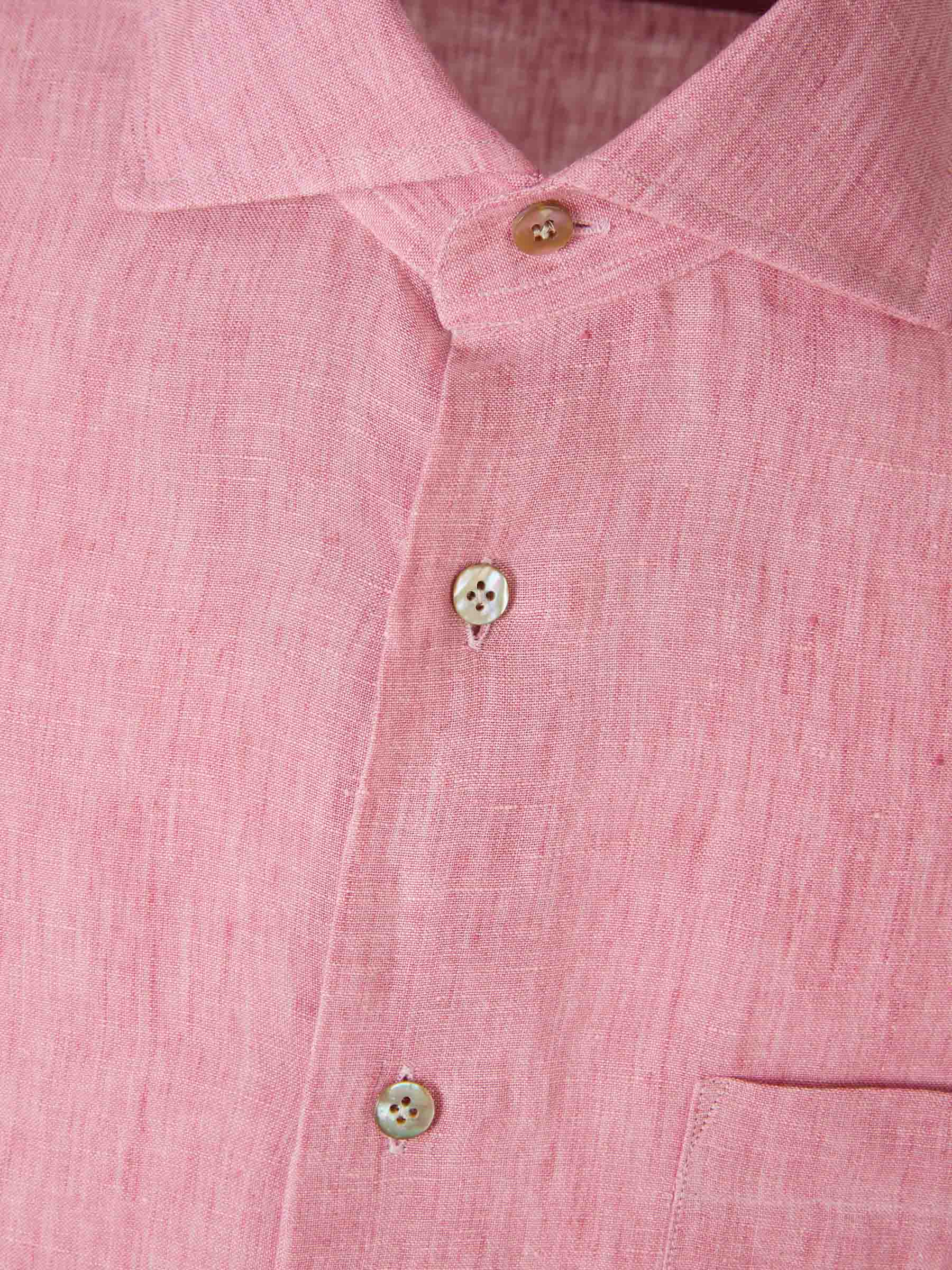 Santa Eulalia Hombre Barcelona Camisa Bolsillo Lino color Rojo sku 531-006247 02 - Foto 3