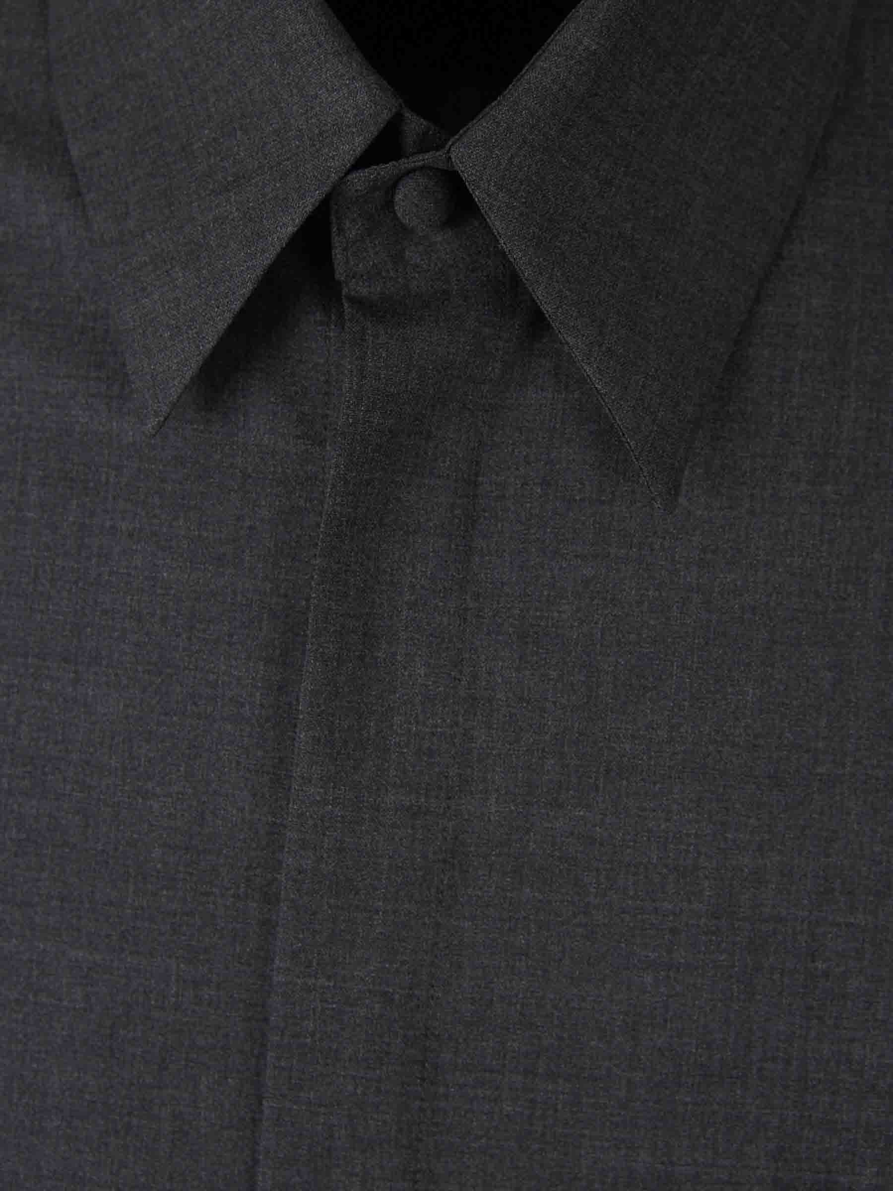Valentino Hombre Barcelona Camisa Lana Logo color Gris Antracita sku 531-006296 01 - Foto 3