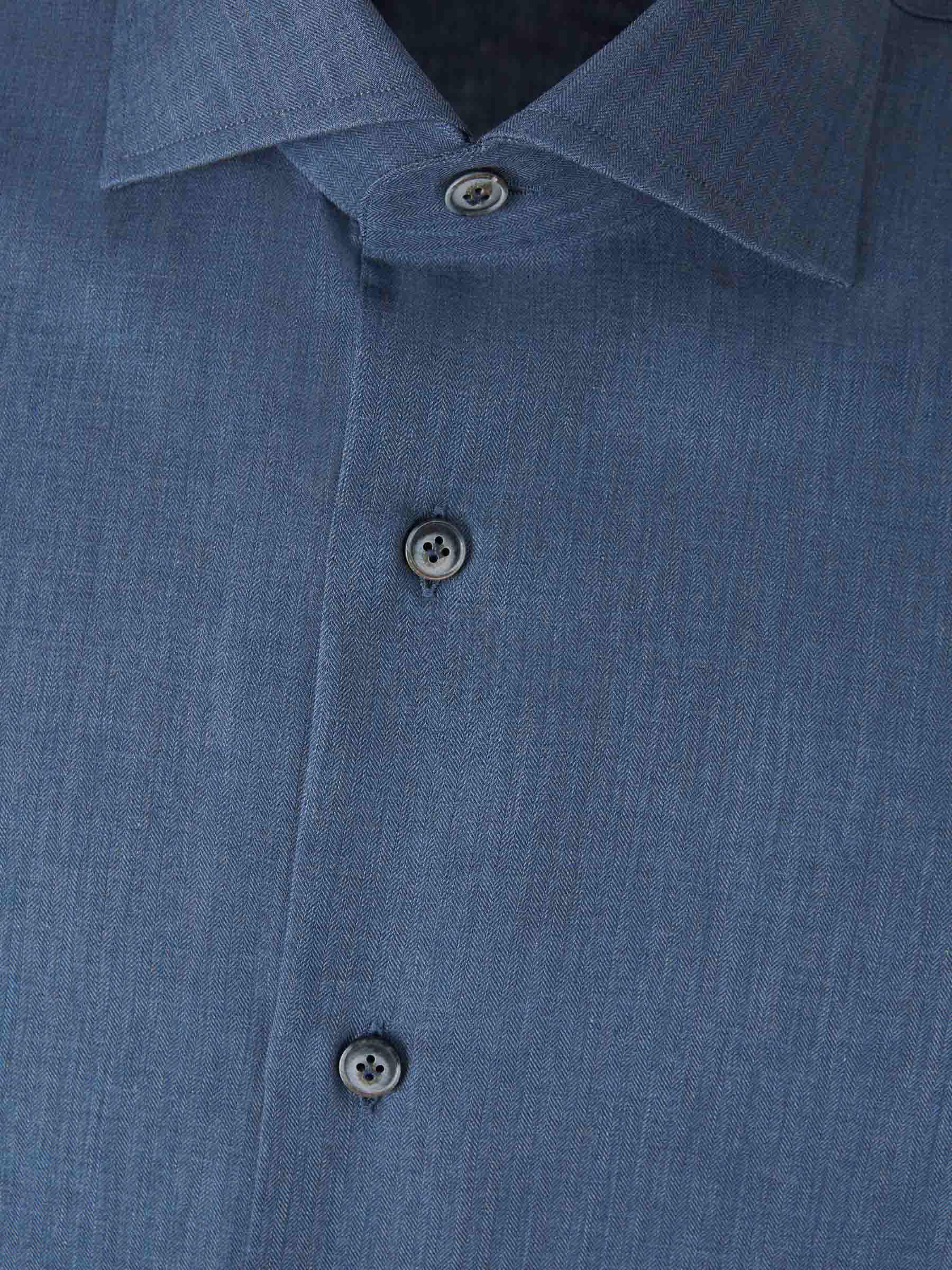 Santa Eulalia Barcelona Camisa Lisa Algodón color Pajaritas sku 531-006334 02 - Foto 3