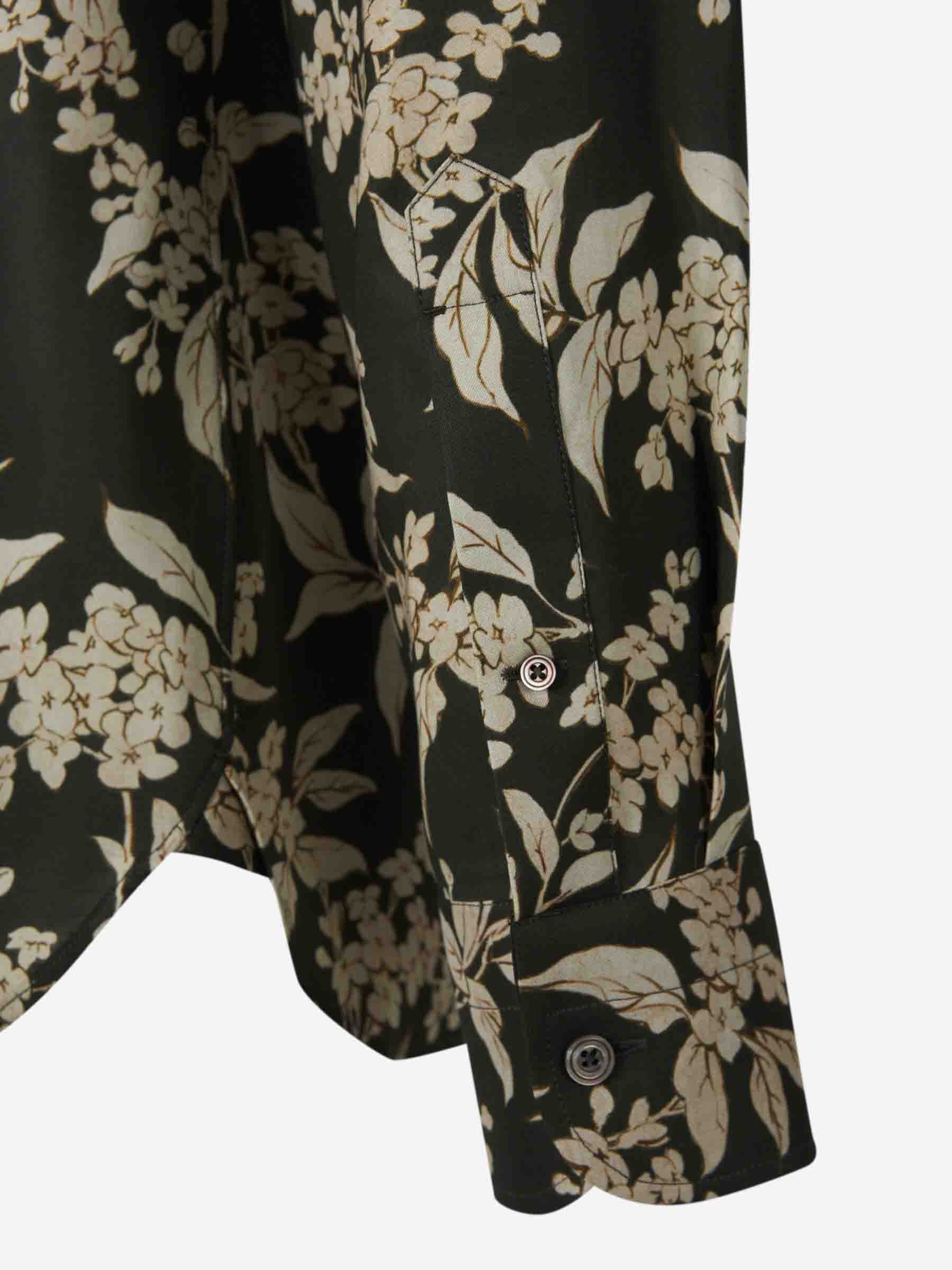 Outlet online Tom Ford Hombre Camisa Motivo Floral color Verde Oscuro sku 531-006396 01 - Foto 5
