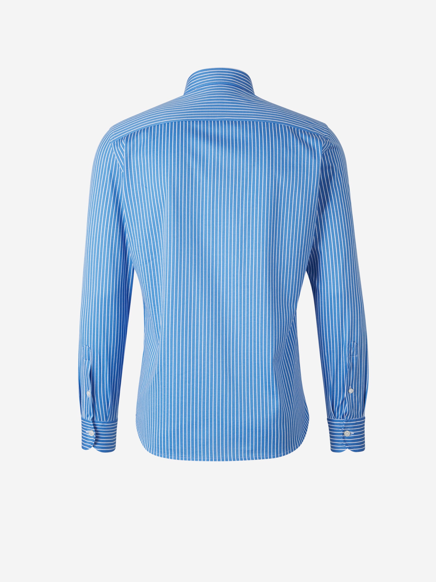 Santa Eulalia Hombre Barcelona Camisa Algodón Rayas color Azul Cobalto sku 531-006411 01 - Foto 2