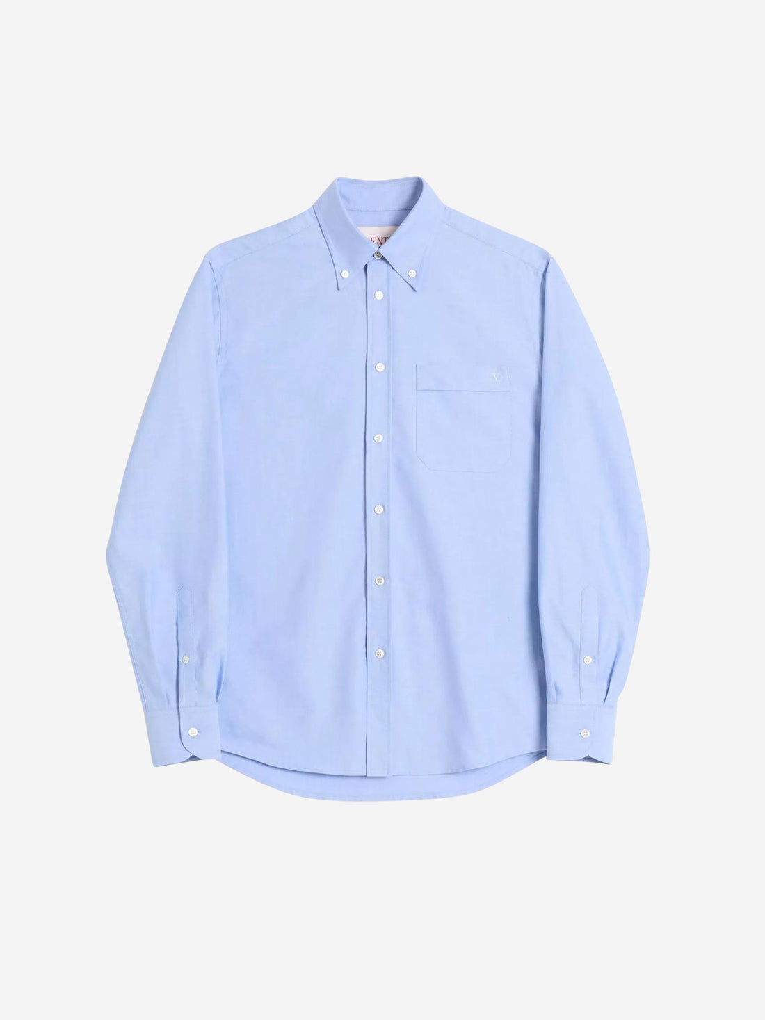 Valentino Hombre Barcelona Camisa Algodón Logo color Azul Celeste sku 531-006413 01 - Foto 1