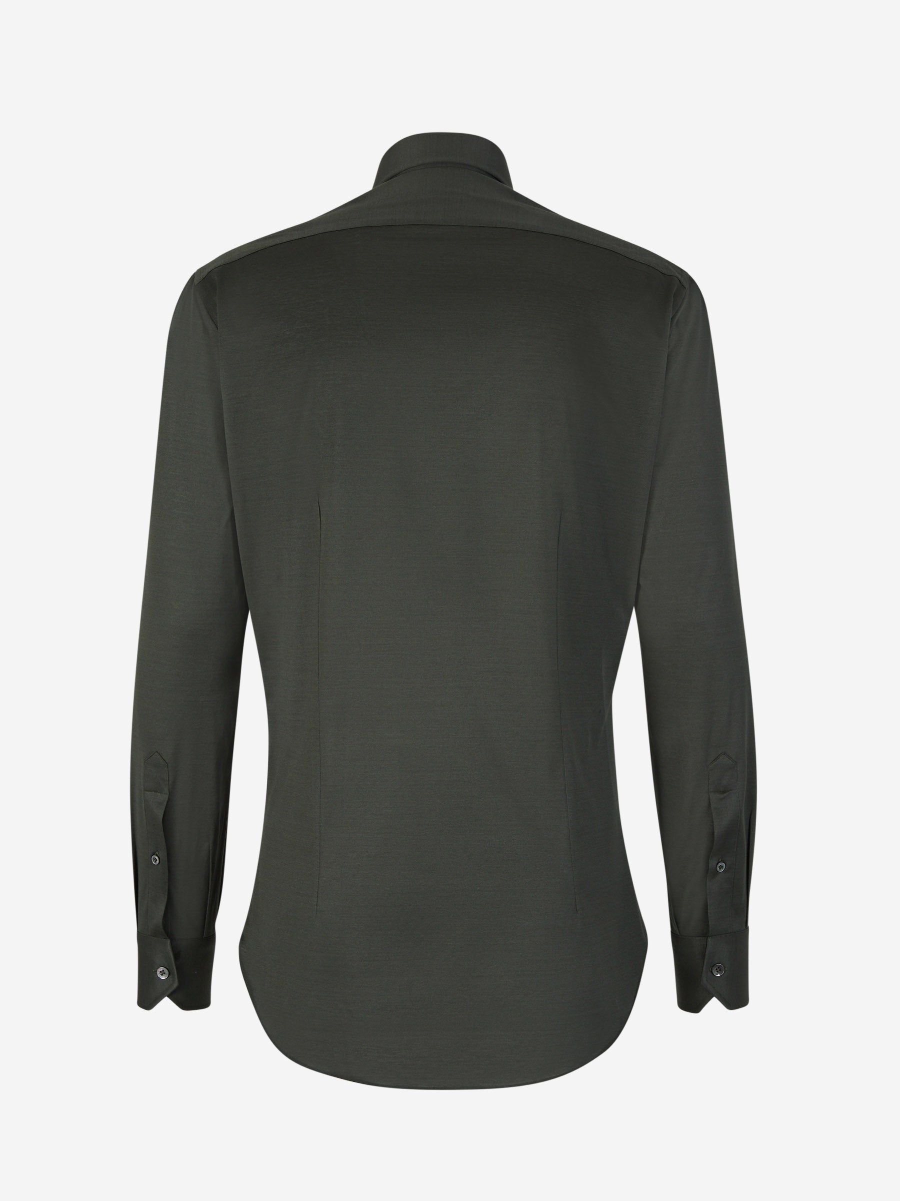 Fray Hombre Barcelona Camisa Micro Punto color Verde Oscuro sku 531-006415 03 - Foto 2
