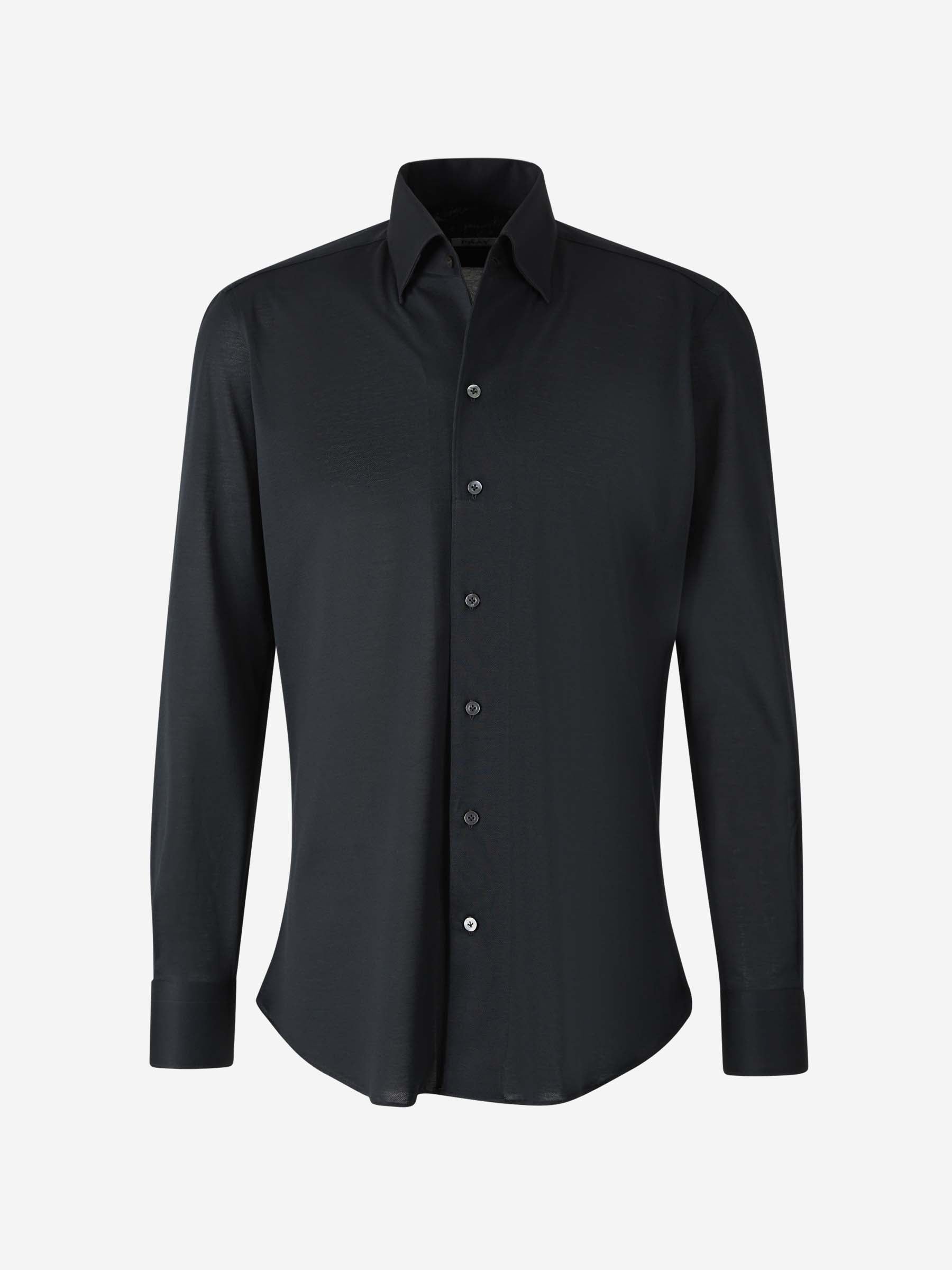 Outlet online Fray Hombre Camisa Lisa Algodón color Azul Noche sku 531-006416 01 - Foto 1