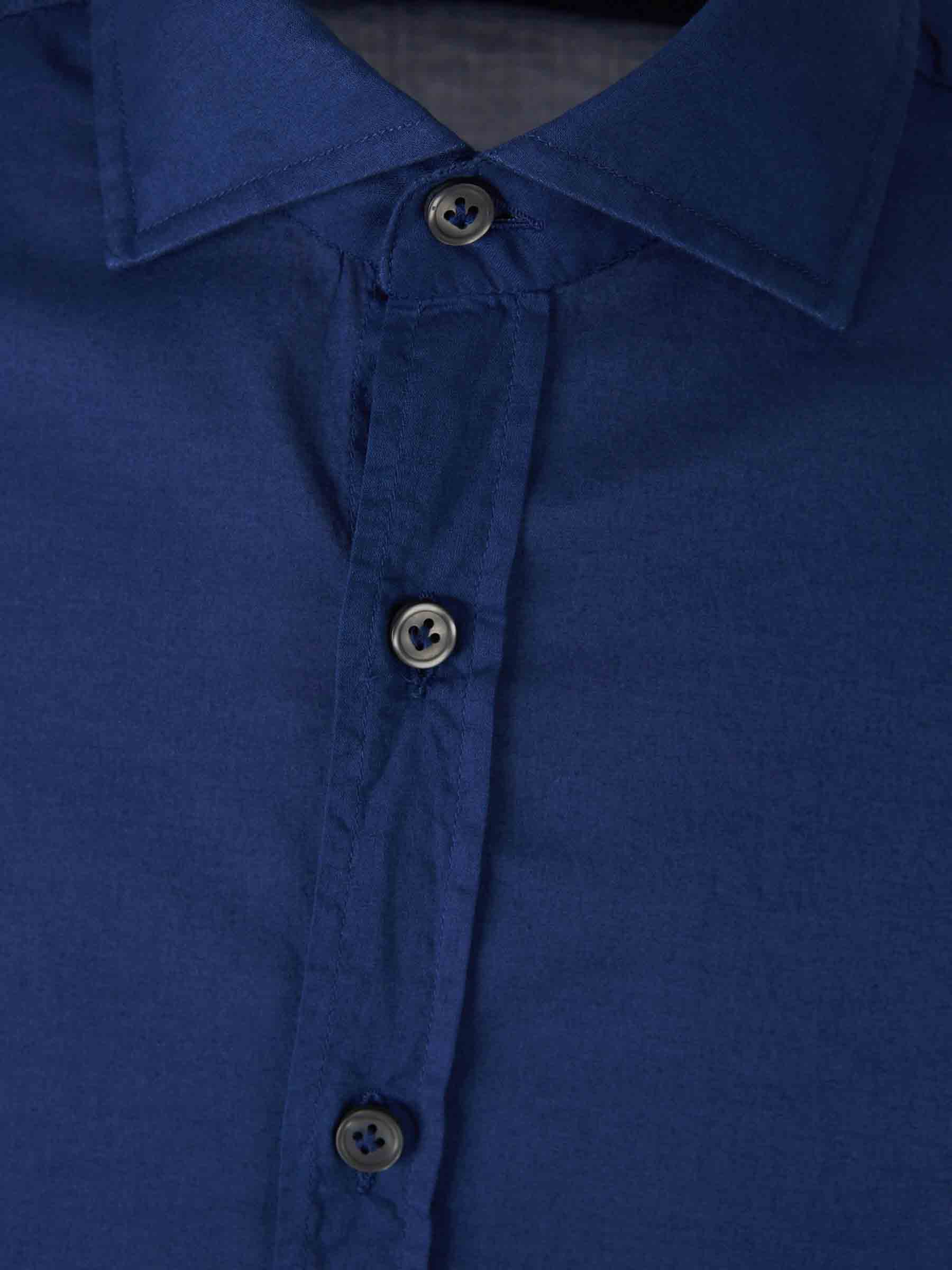 Outlet online Santa Eulalia Hombre Camisa Lisa Algodón color Azul Cobalto sku 531-006426 04 - Foto 3