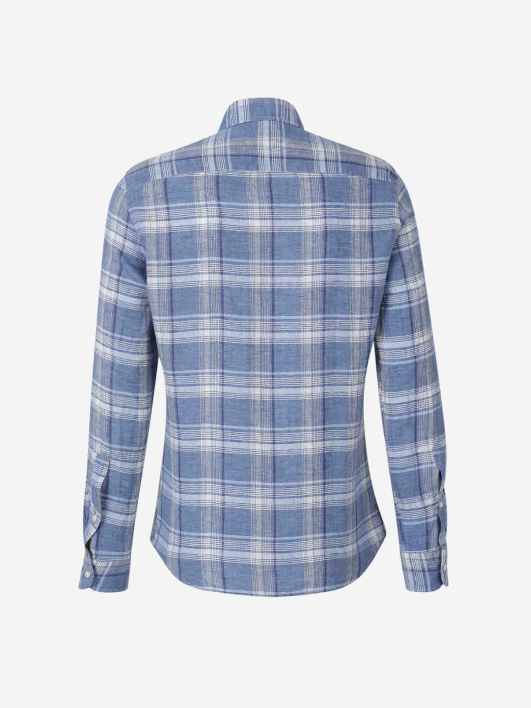 Santa Eulalia Hombre Barcelona Camisa Motivo Cuadros color Azul sku 531-006429 01 - Foto 2