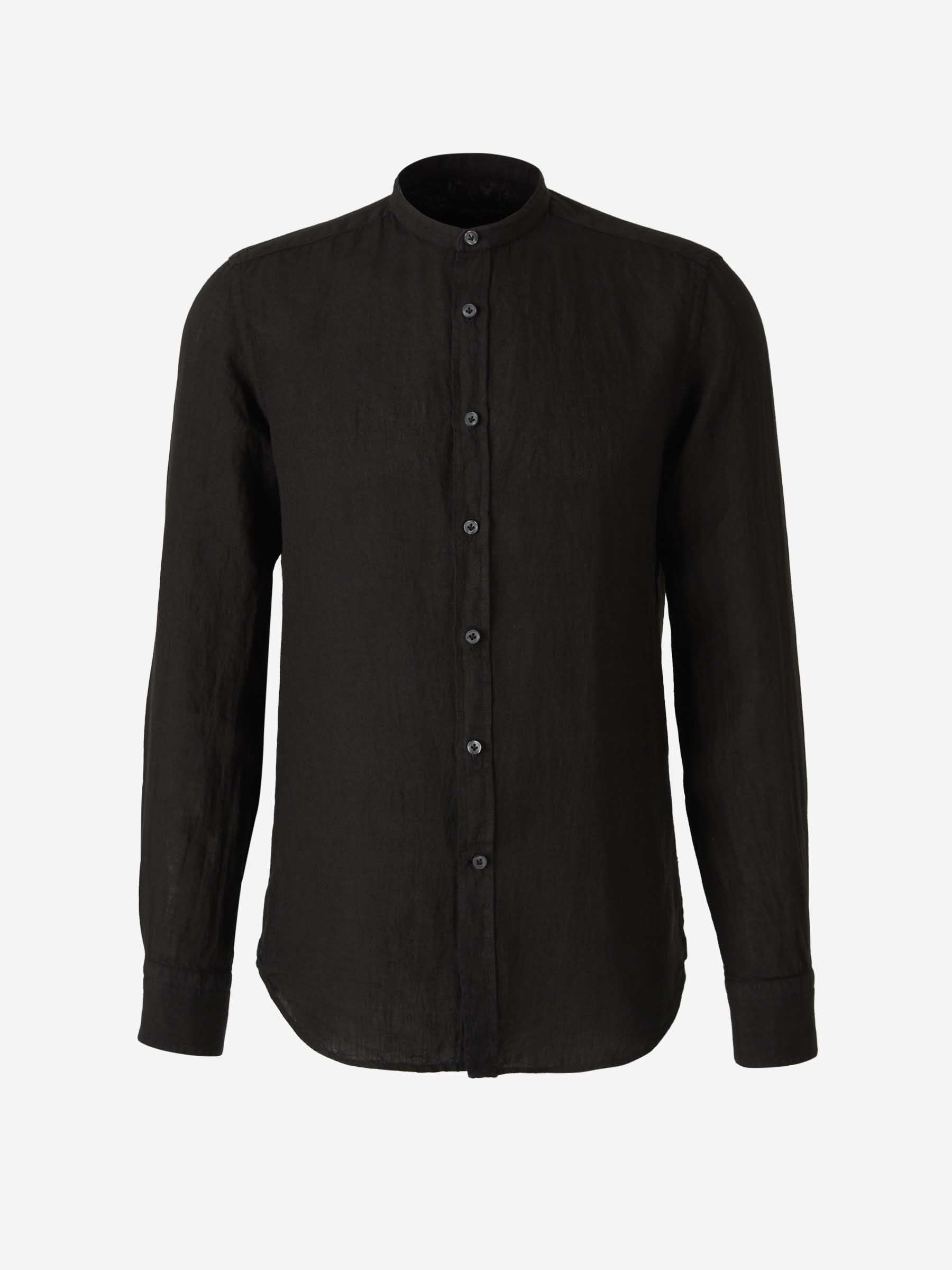 Outlet online Santa Eulalia Hombre Camisa Mao Lino color Negro sku 531-006434 01 - Foto 1