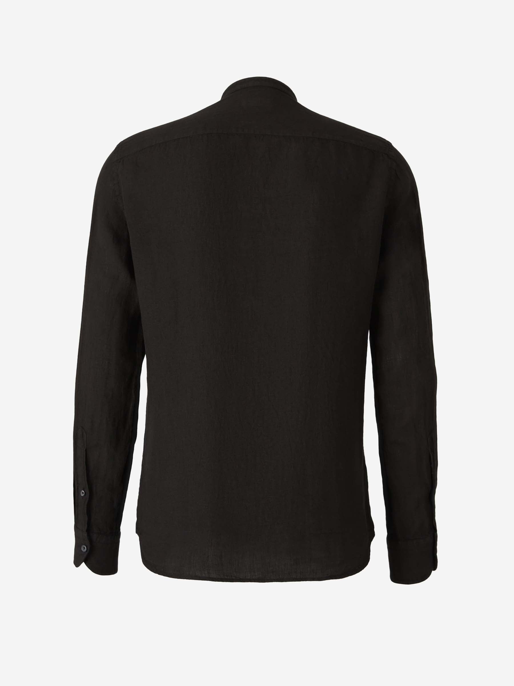 Outlet online Santa Eulalia Hombre Camisa Mao Lino color Negro sku 531-006434 01 - Foto 2