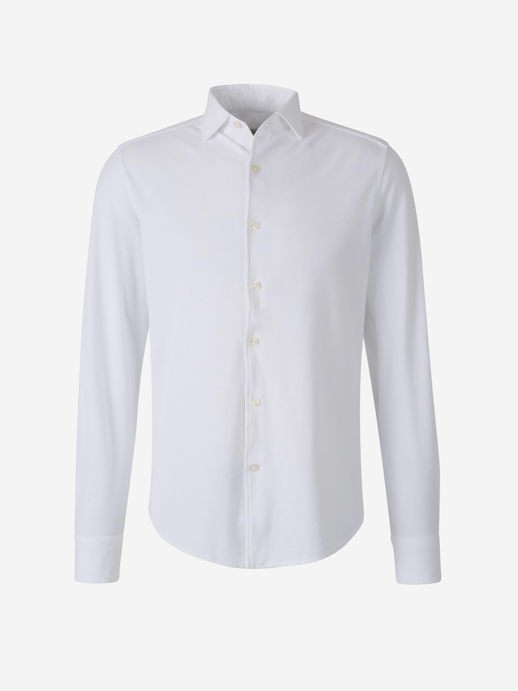 Outlet online Santa Eulalia Hombre Camisa Lisa Algodón color Blanco sku 531-006435 03 - Foto 1