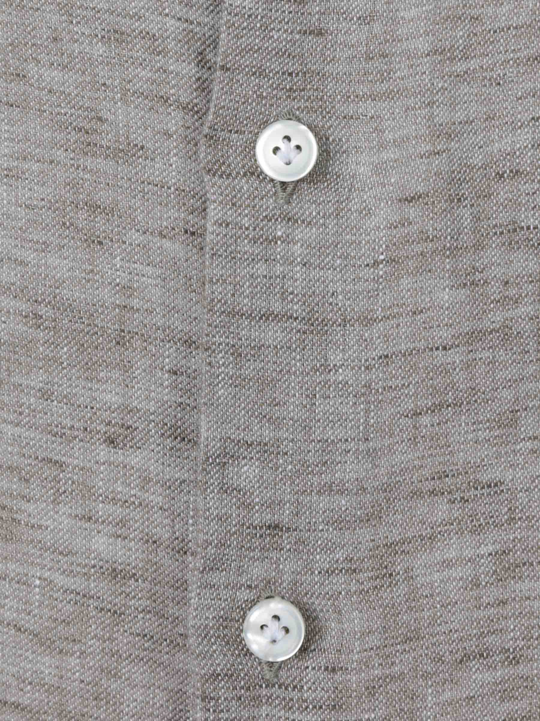 Santa Eulalia Hombre Barcelona Camisa Jaspeada Lino color Camel sku 531-006436 01 - Foto 3
