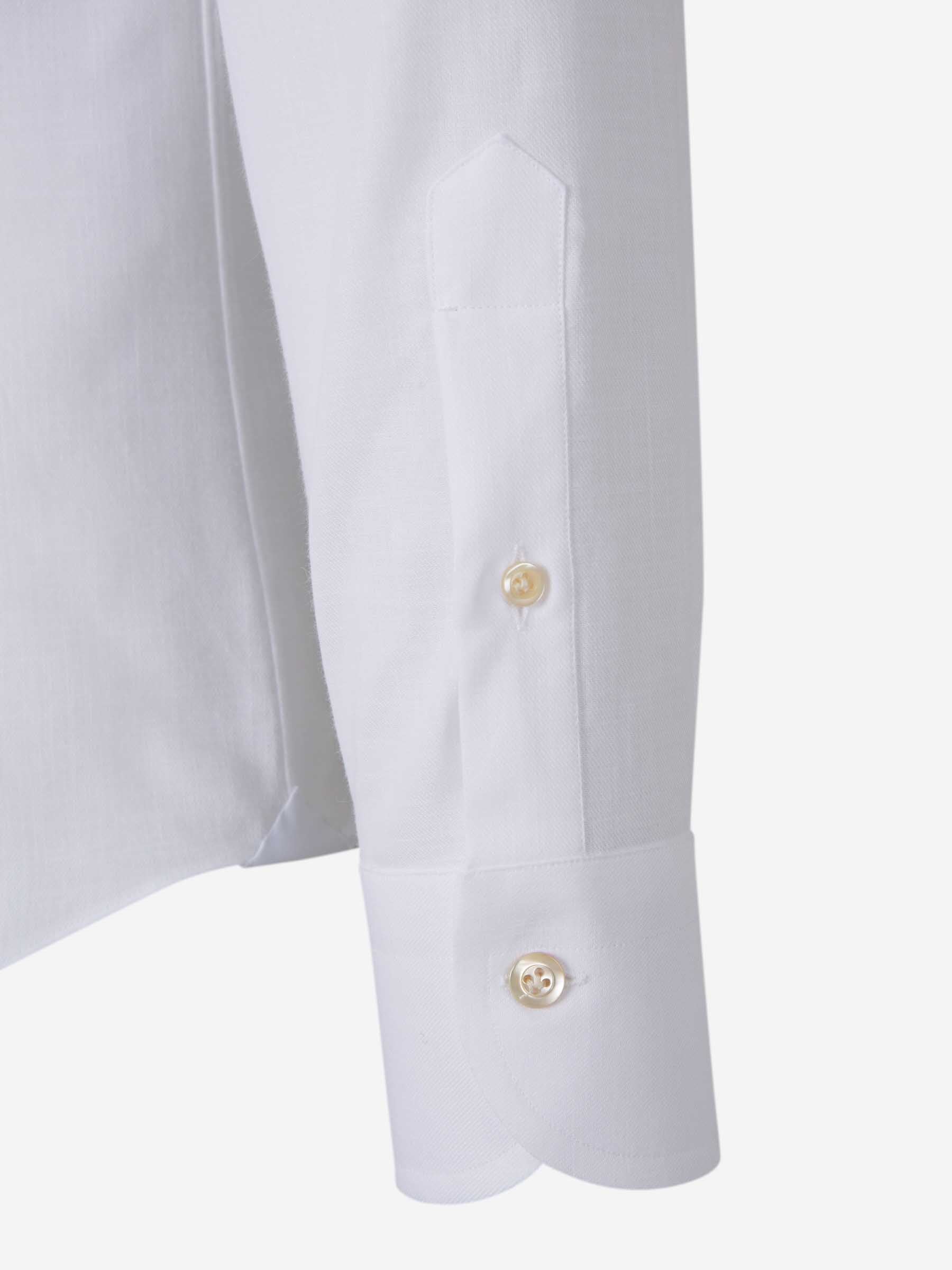 Santa Eulalia Hombre Barcelona Camisa Jaspeada Algodón color Blanco sku 531-006443 01 - Foto 4