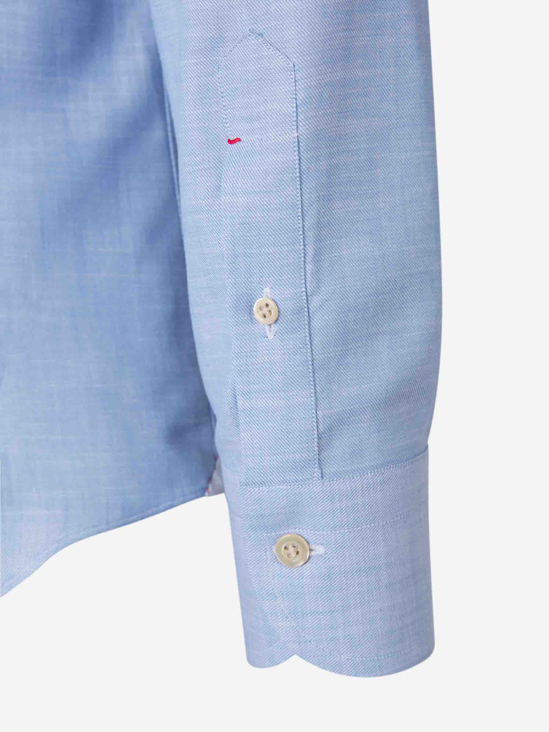 Santa Eulalia Hombre Barcelona Camisa Jaspeada Algodón color Azul sku 531-006443 04 - Foto 4