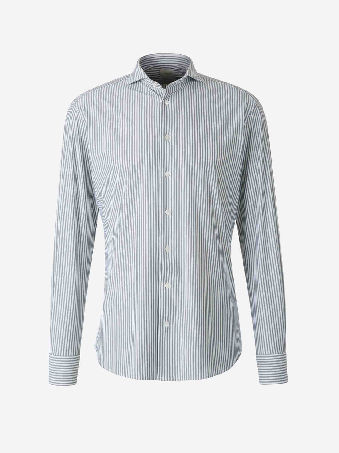 Traiano Milano Hombre Barcelona Camisa Motivo Rayas color Verde sku 531-006457 01 - Foto 1