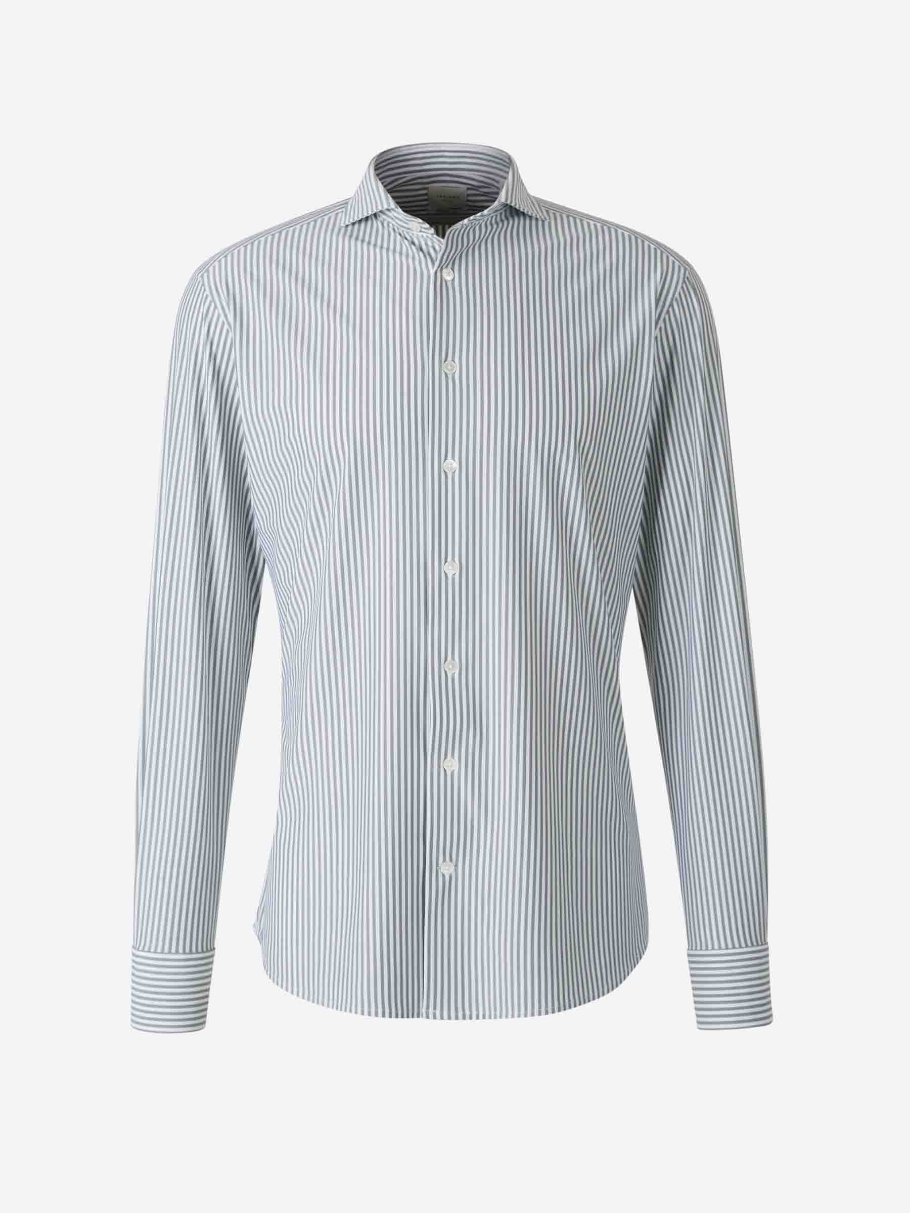Outlet online Traiano Milano Hombre Camisa Motivo Rayas color Verde sku 531-006457 01 - Foto 1