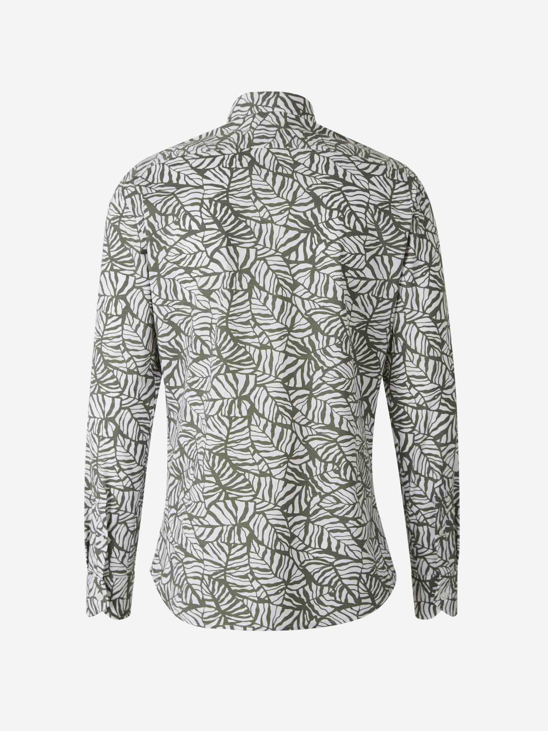 Traiano Milano Hombre Barcelona Camisa Motivo Floral color Verde sku 531-006458 01 - Foto 2