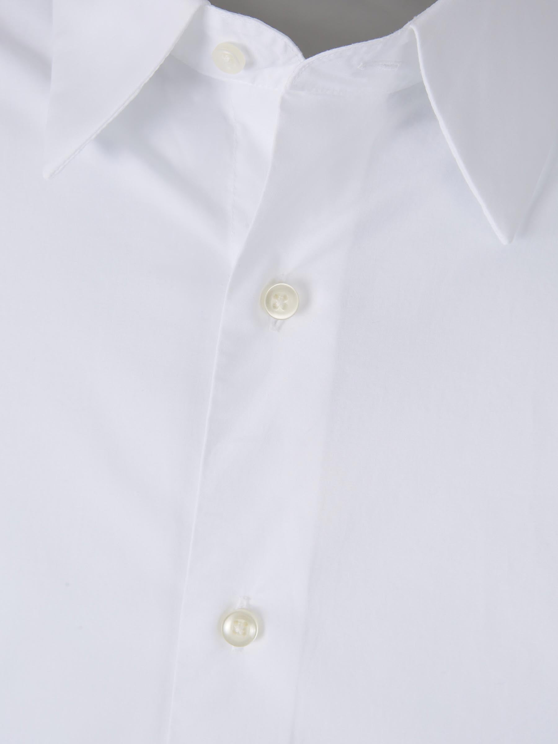 Outlet online Officine Générale Hombre Camisa Popelina Algodón color Blanco sku 531-006461 01 - Foto 3