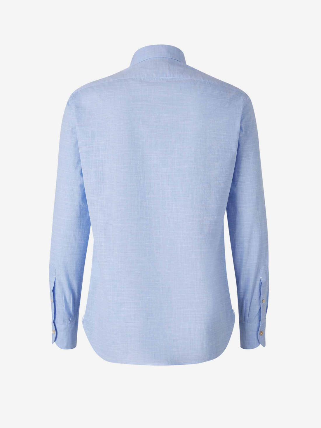 Borrelli Hombre Barcelona Camisa Jaspeada Algodón color Azul sku 531-006472 01 - Foto 2