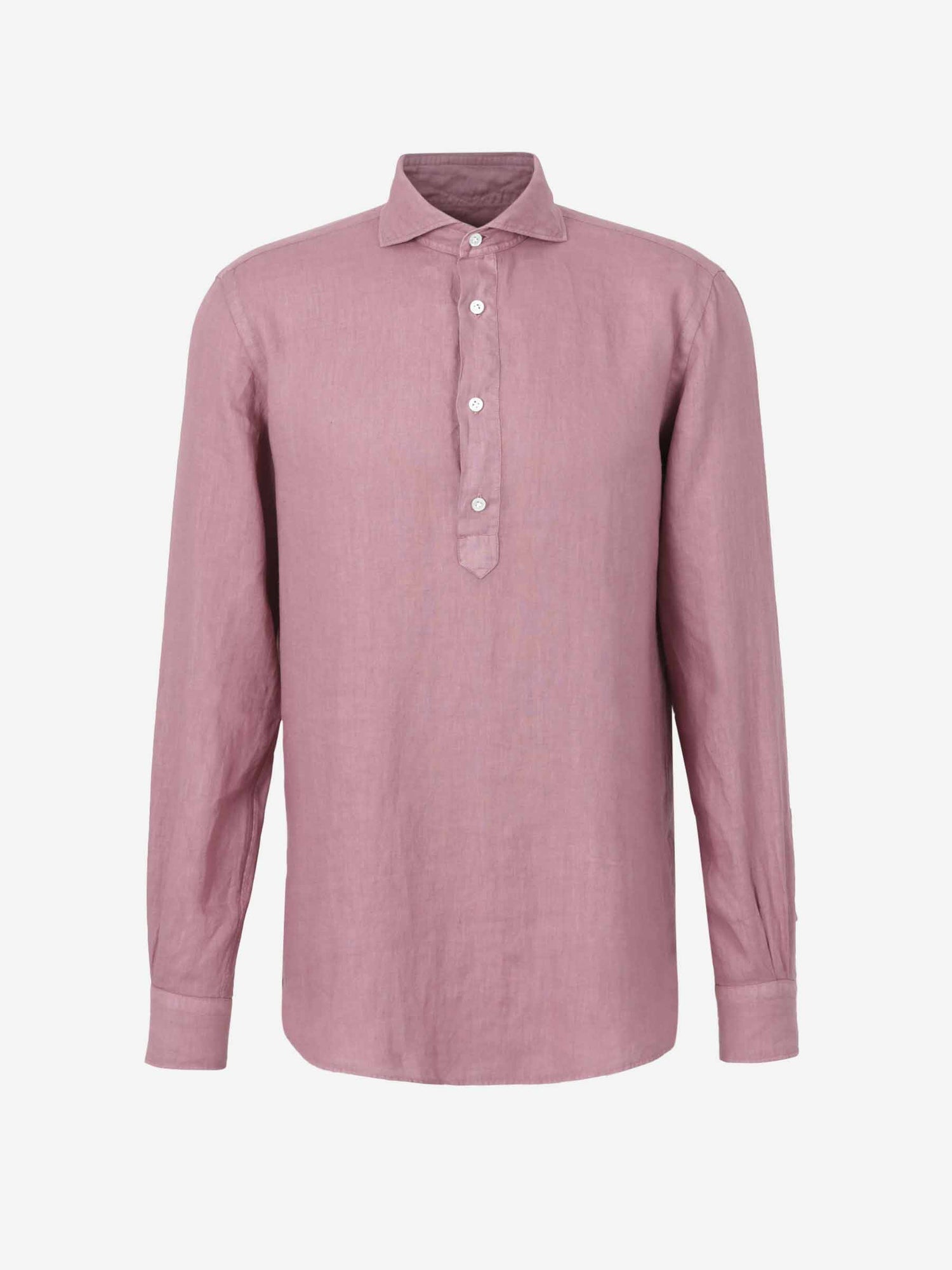Vincenzo di Ruggiero Hombre Barcelona Camisa Lino Lisa color Cereza sku 531-006483 01 - Foto 1