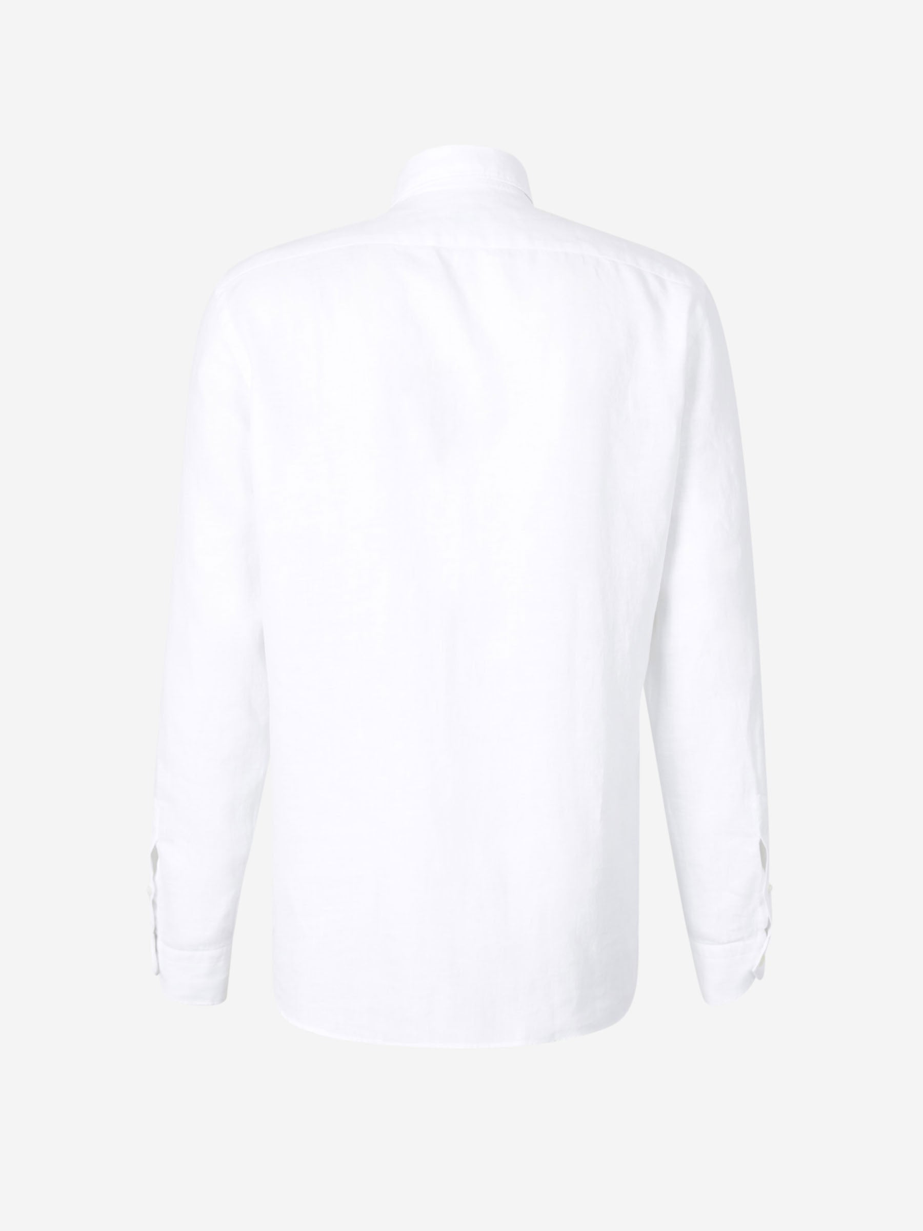 Vincenzo di Ruggiero Hombre Barcelona Camisa Lino Lisa color Blanco sku 531-006483 02 - Foto 2