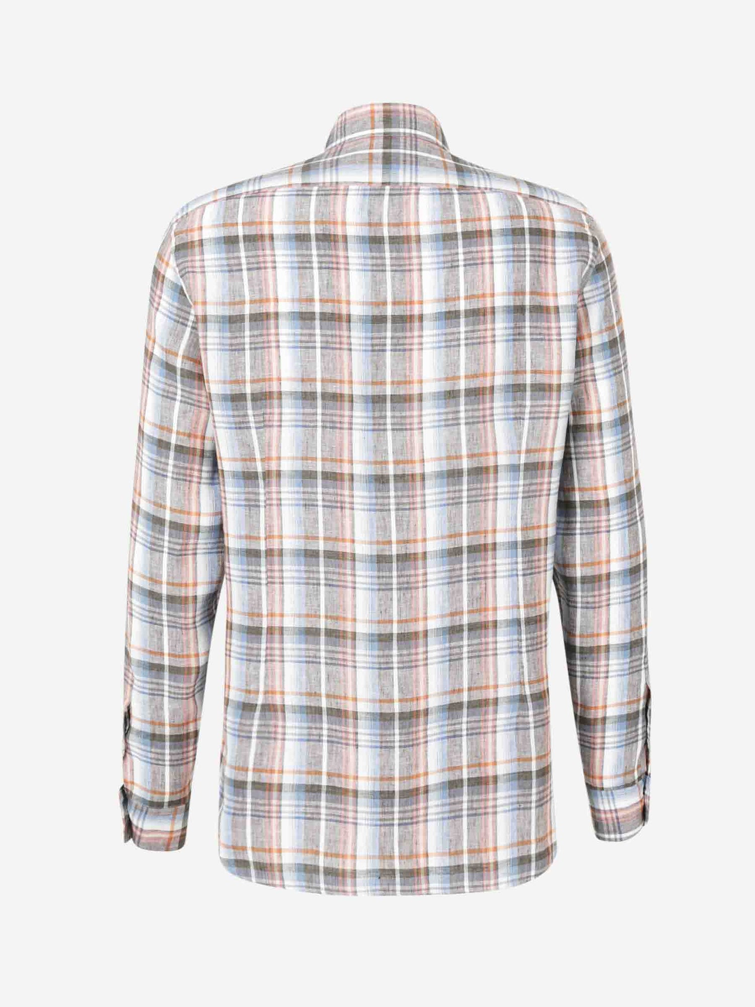 Vincenzo di Ruggiero Hombre Barcelona Camisa Motivo Cuadros color Naranja sku 531-006484 01 - Foto 2