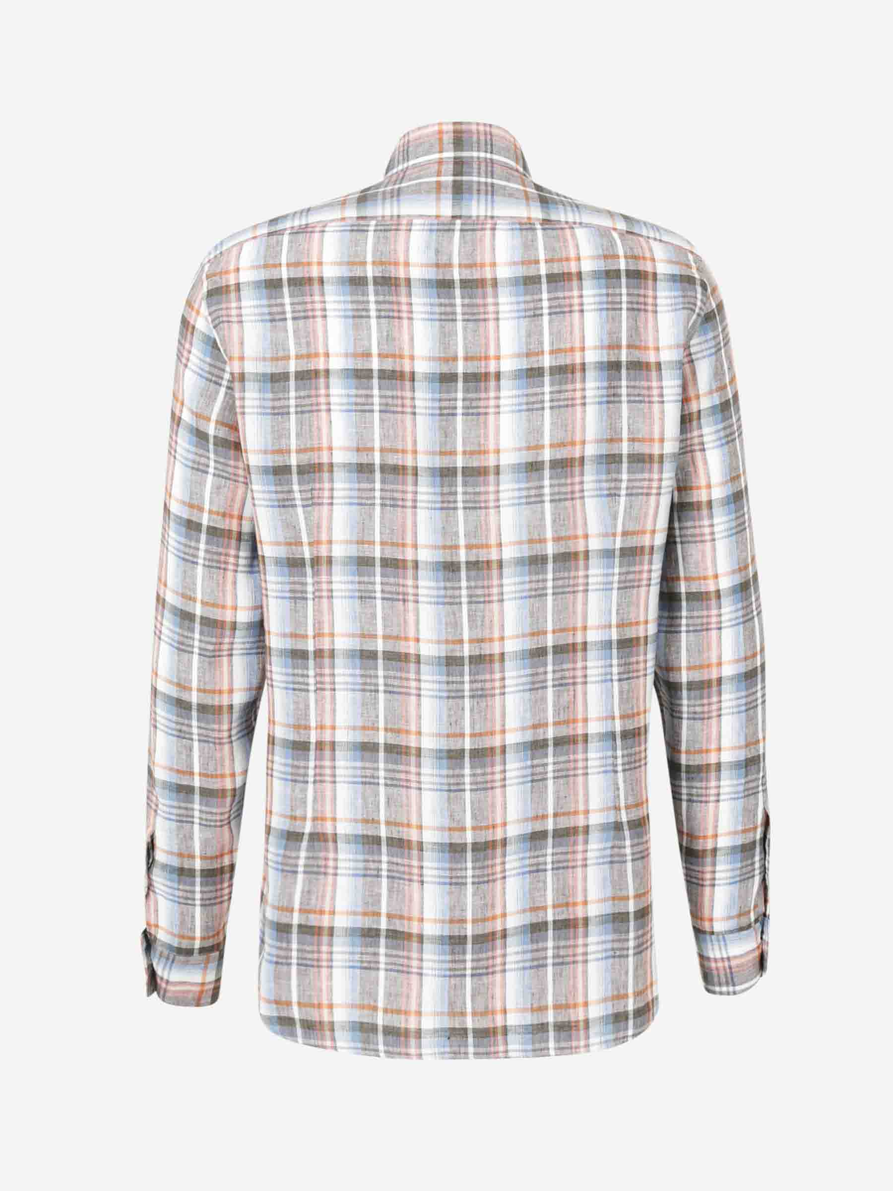 Vincenzo di Ruggiero Hombre Barcelona Camisa Motivo Cuadros color Naranja sku 531-006484 01 - Foto 2