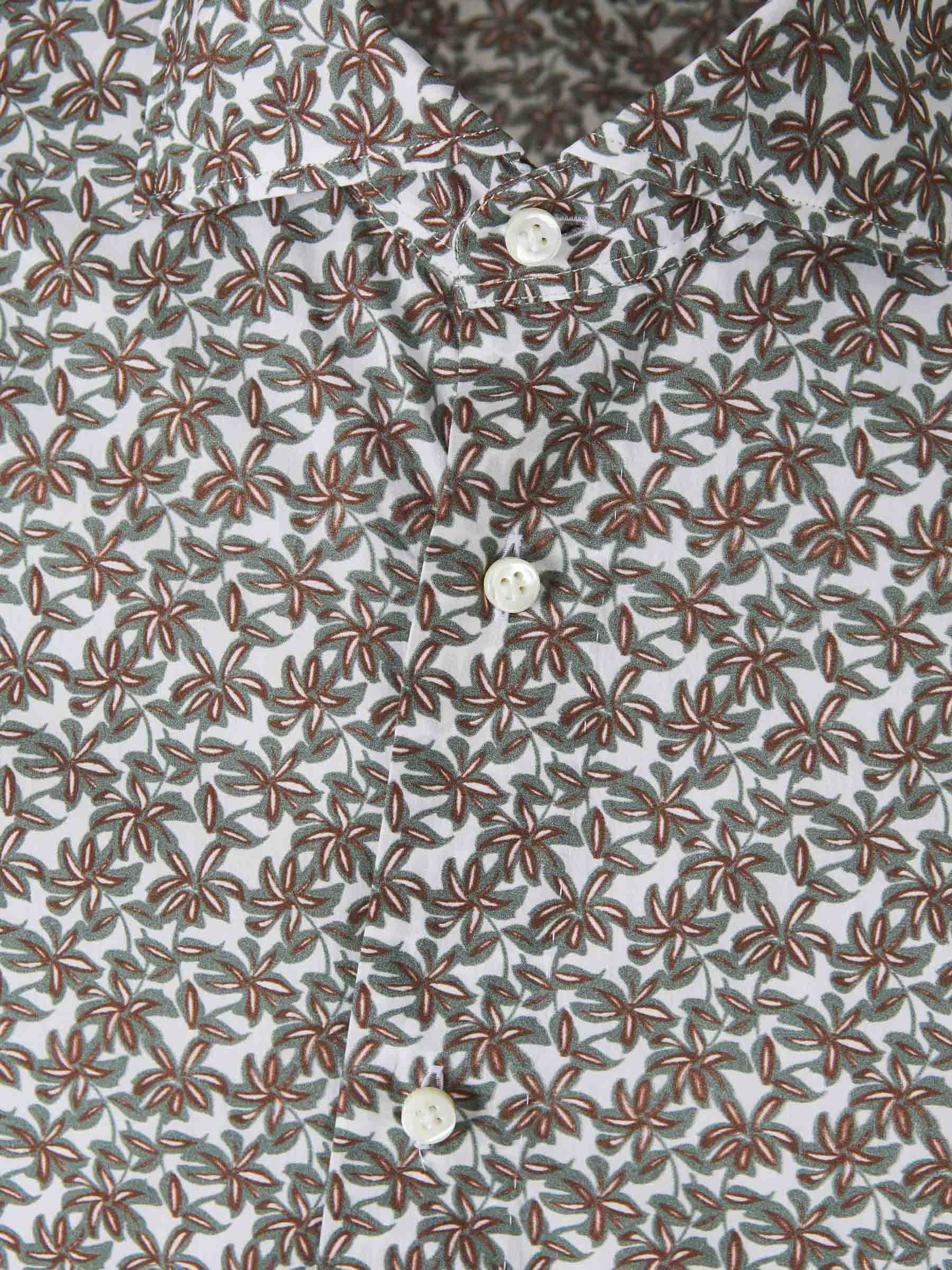 Outlet online Vincenzo di Ruggiero Hombre Camisa Estampado Algodón color Verde sku 531-006485 01 - Foto 2