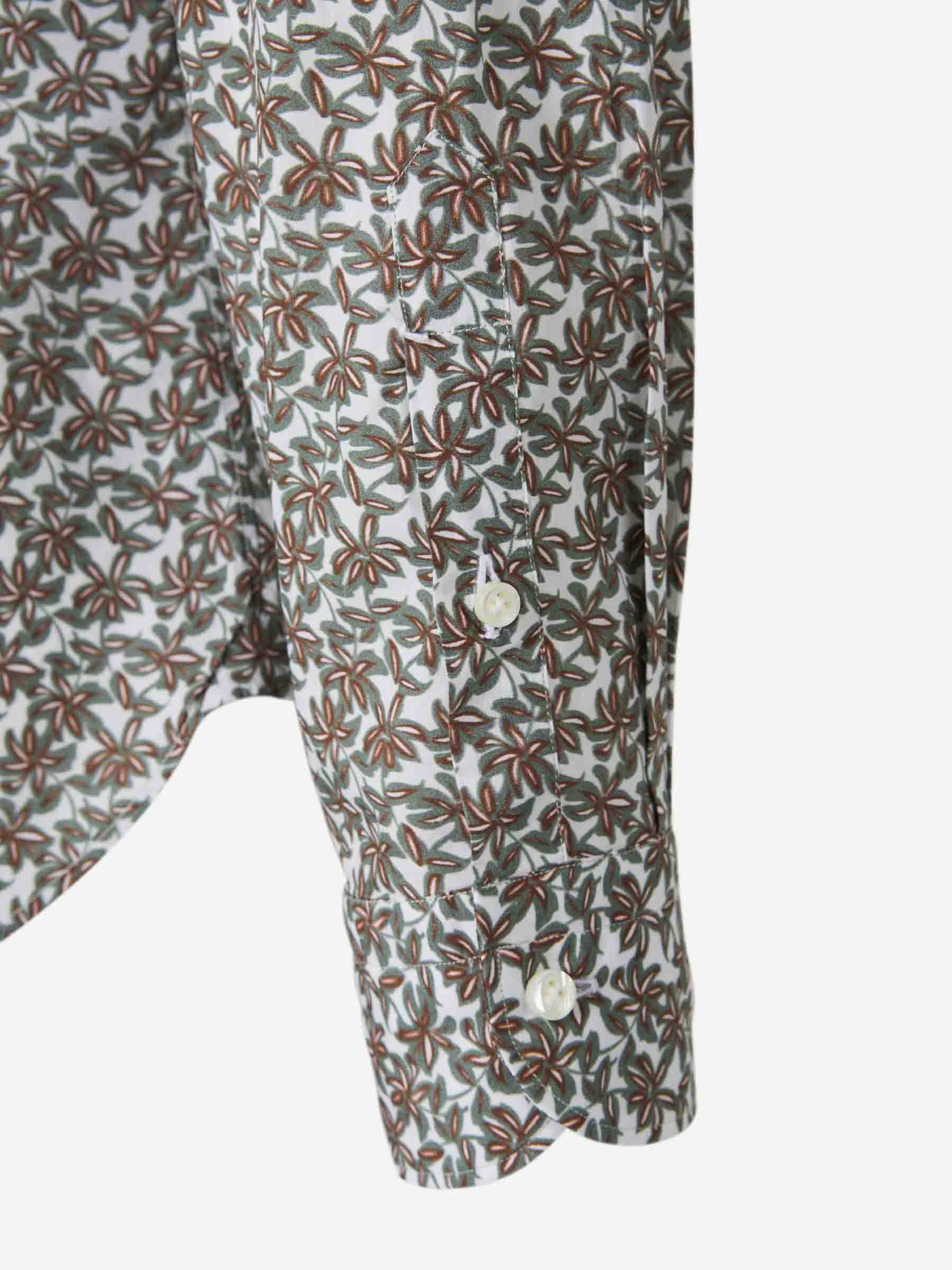 Outlet online Vincenzo di Ruggiero Hombre Camisa Estampado Algodón color Verde sku 531-006485 01 - Foto 3