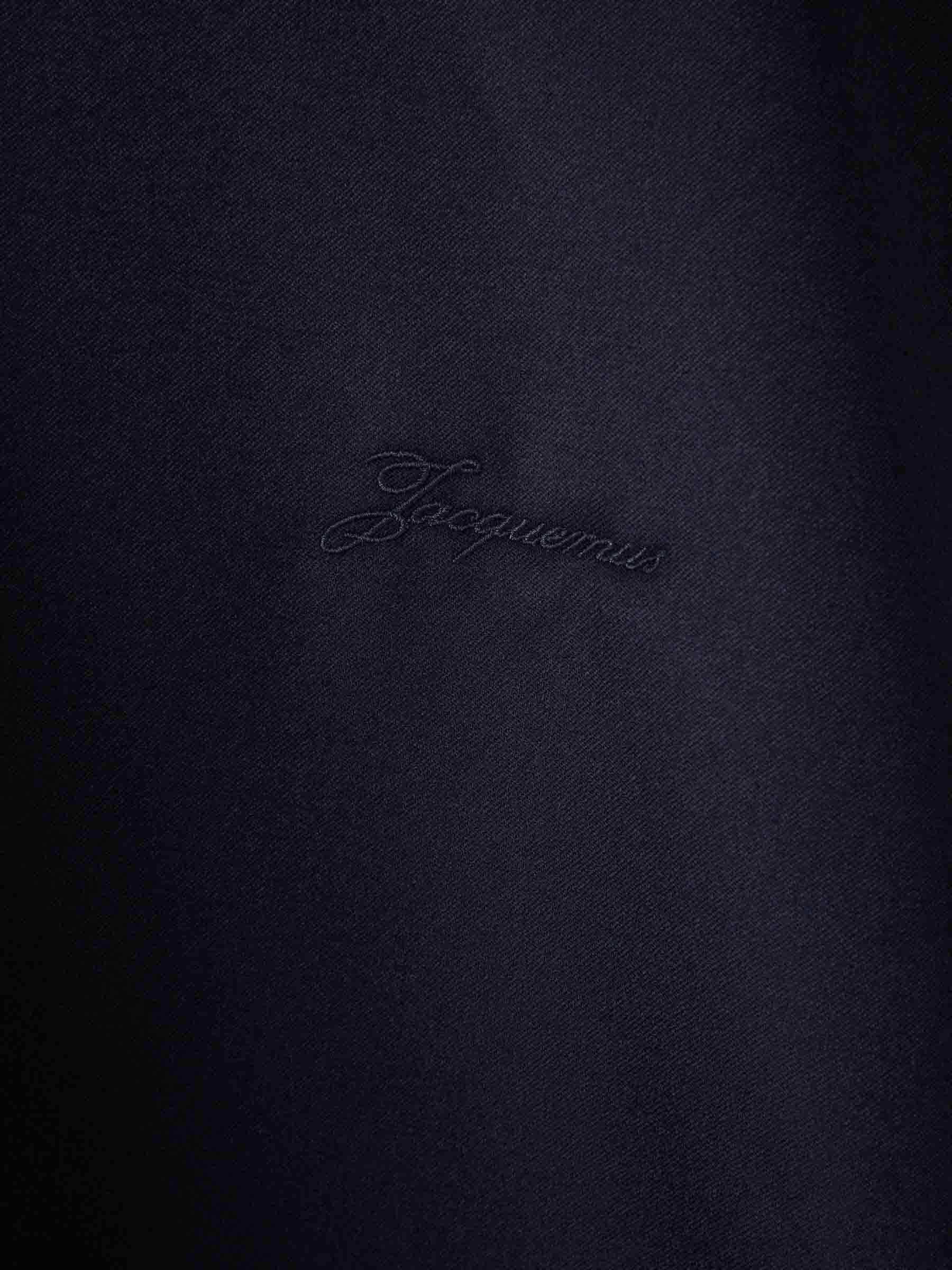 Outlet online Jacquemus Hombre Camisa Cuadro Asimétrica color Azul Noche sku 531-006516 01 - Foto 4