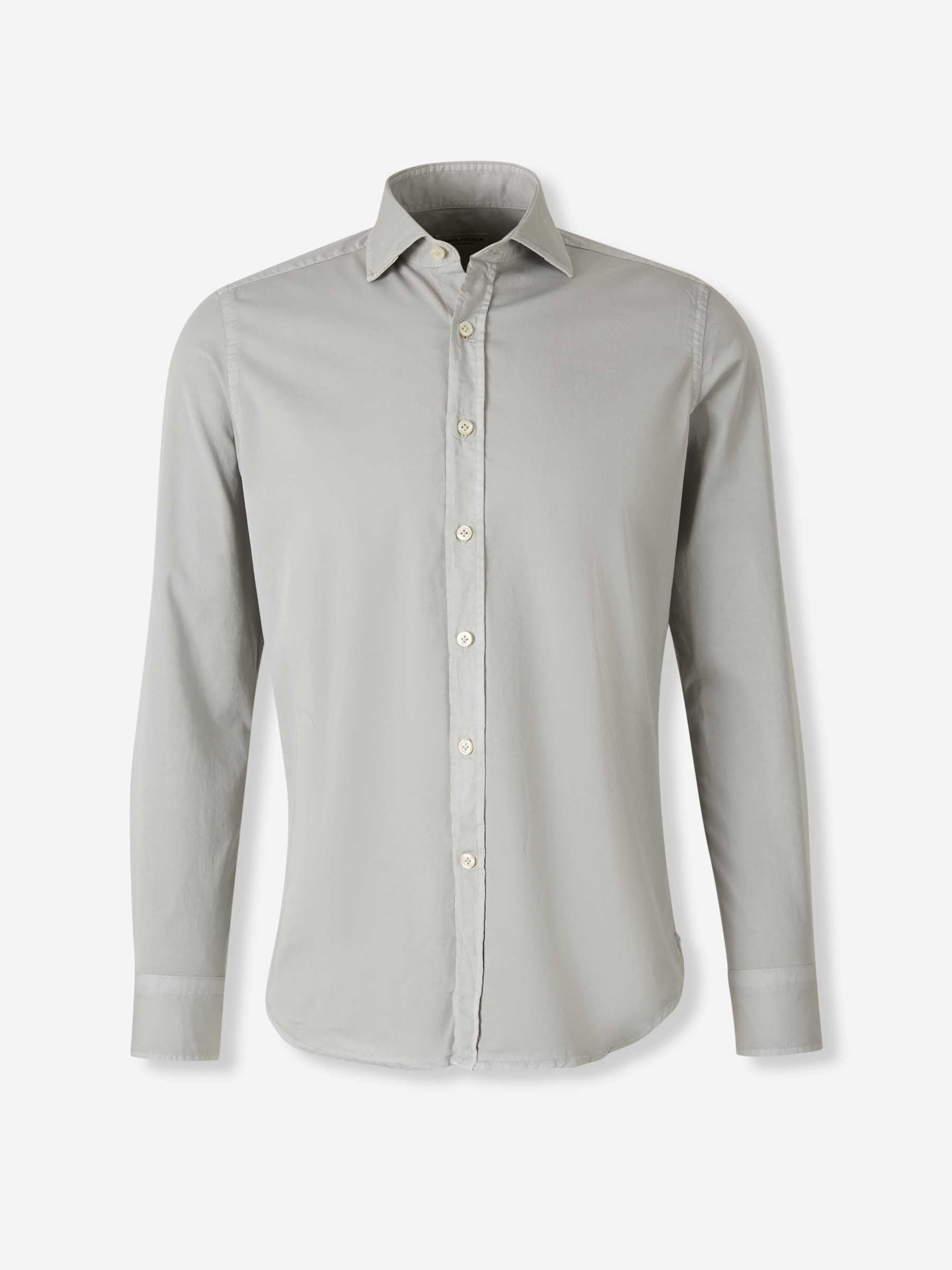Outlet online Santa Eulalia Hombre Camisa Vestir Lisa color Gris sku 531-006536 02 - Foto 1