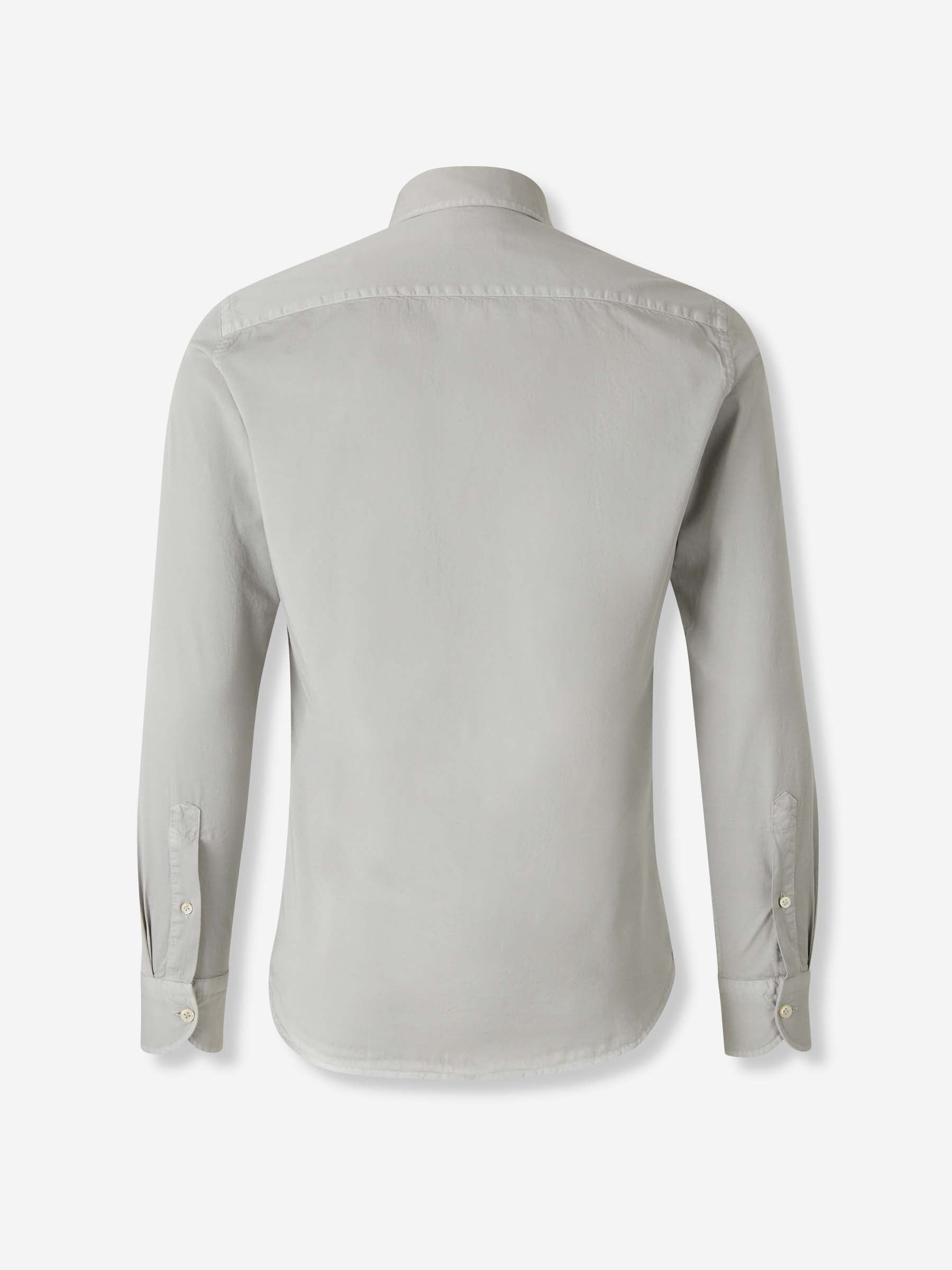Outlet online Santa Eulalia Hombre Camisa Vestir Lisa color Gris sku 531-006536 02 - Foto 2