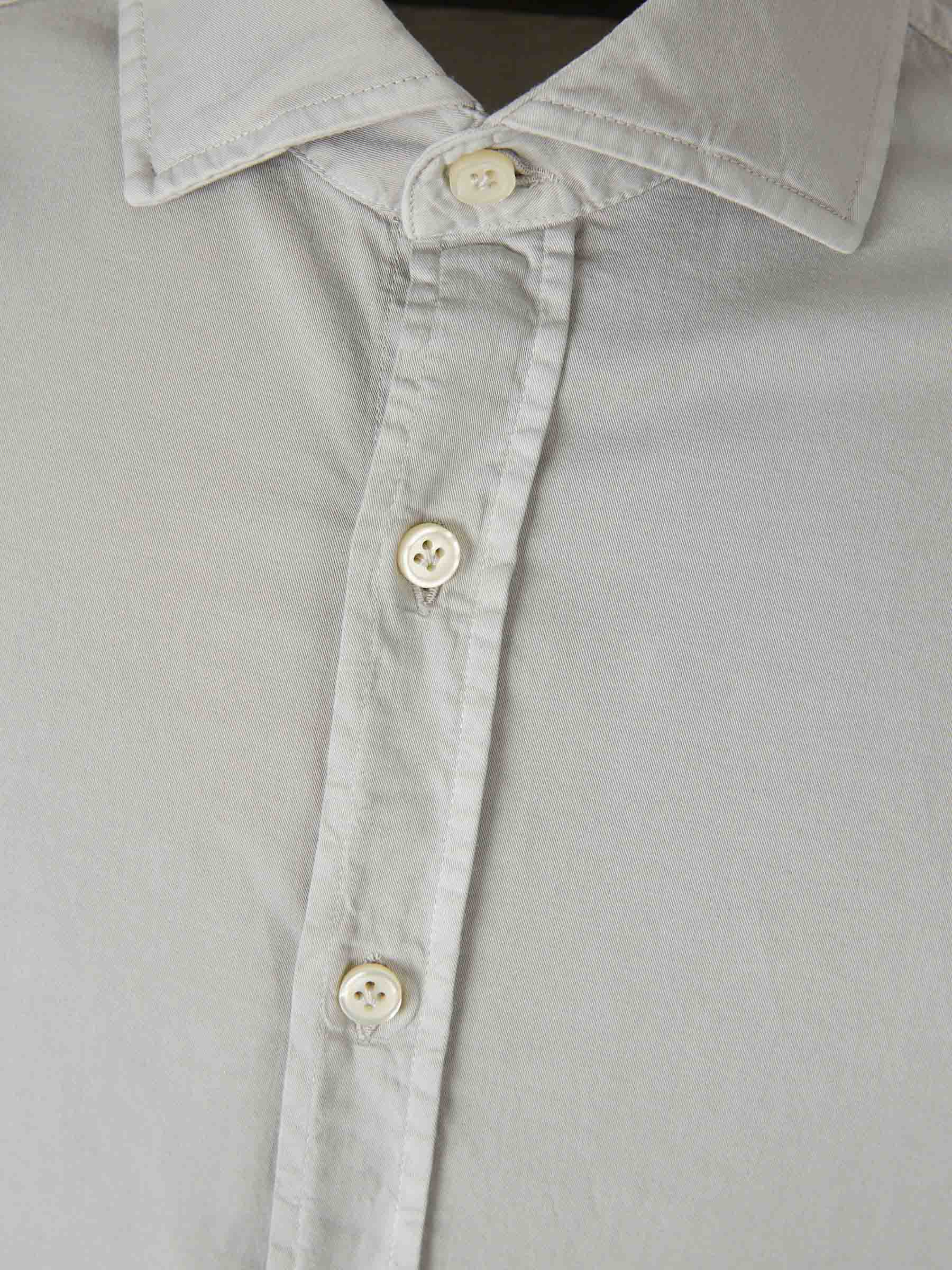 Outlet online Santa Eulalia Hombre Camisa Vestir Lisa color Gris sku 531-006536 02 - Foto 3
