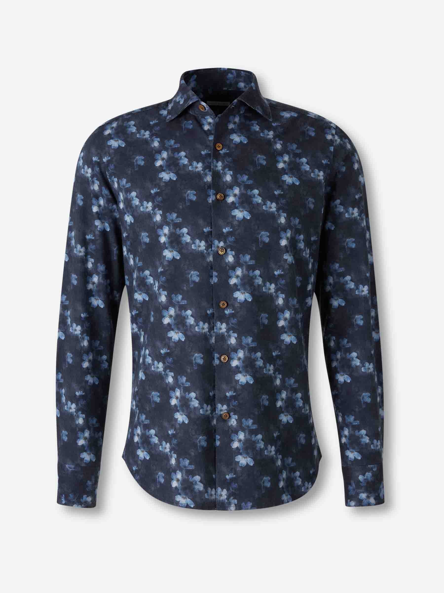 Outlet online Santa Eulalia Hombre Camisa Casual Floral color Azul Marino sku 531-006540 01 - Foto 1