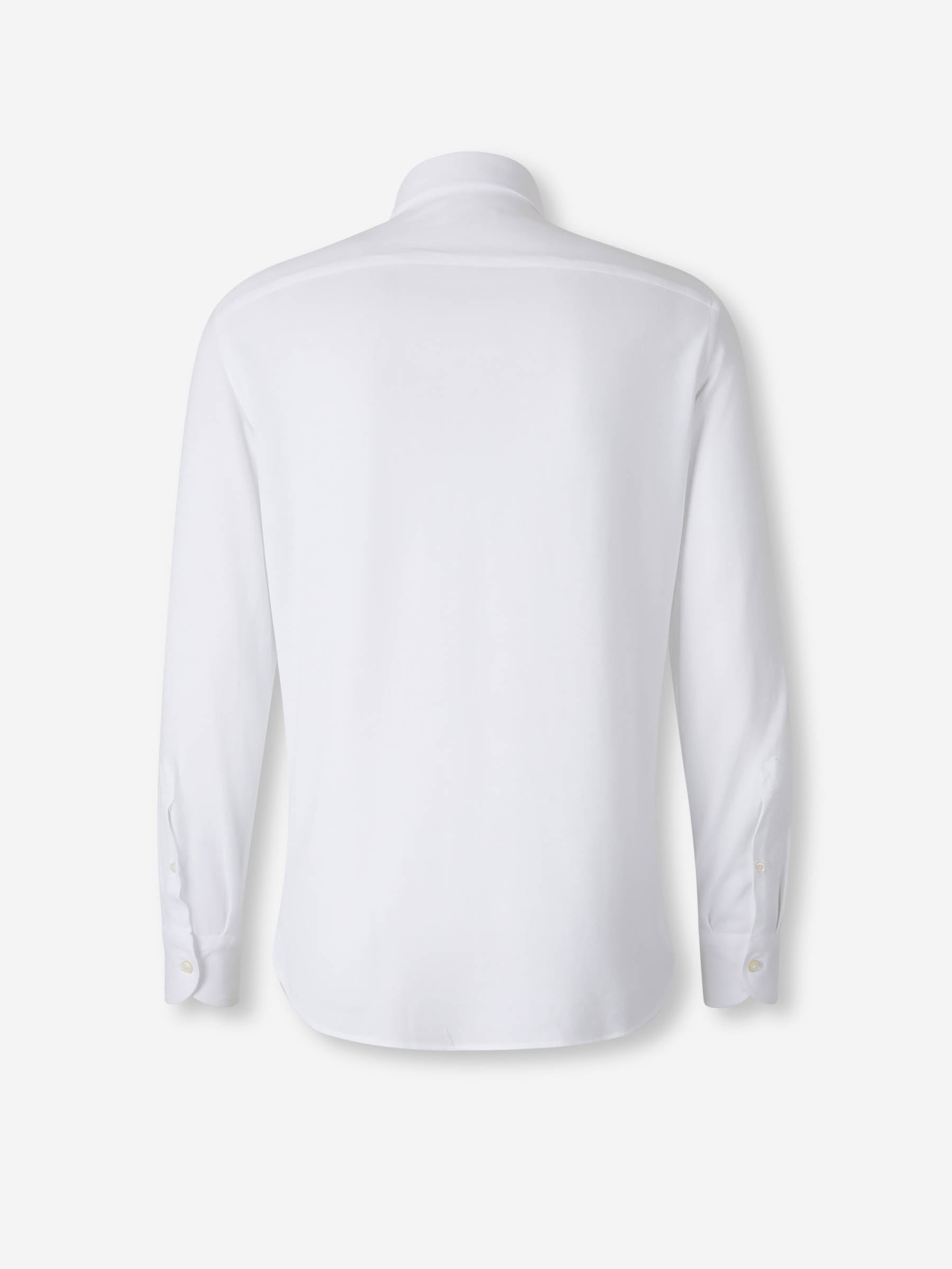 Outlet online Santa Eulalia Hombre Camisa Lisa Algodón color Blanco sku 531-006541 01 - Foto 2