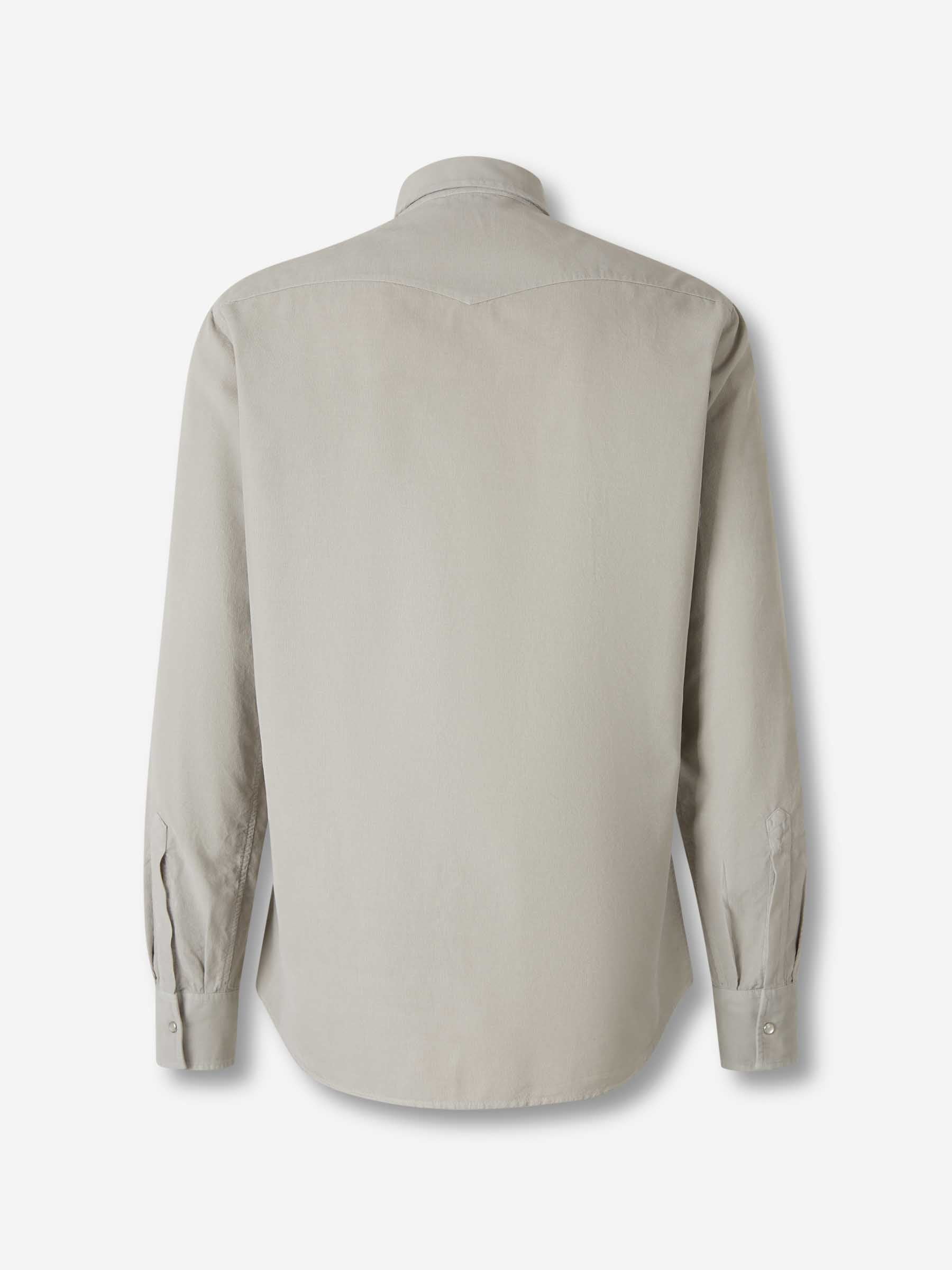 Outlet online Santa Eulalia Hombre Camisa Casual Pana color Gris sku 531-006542 01 - Foto 2