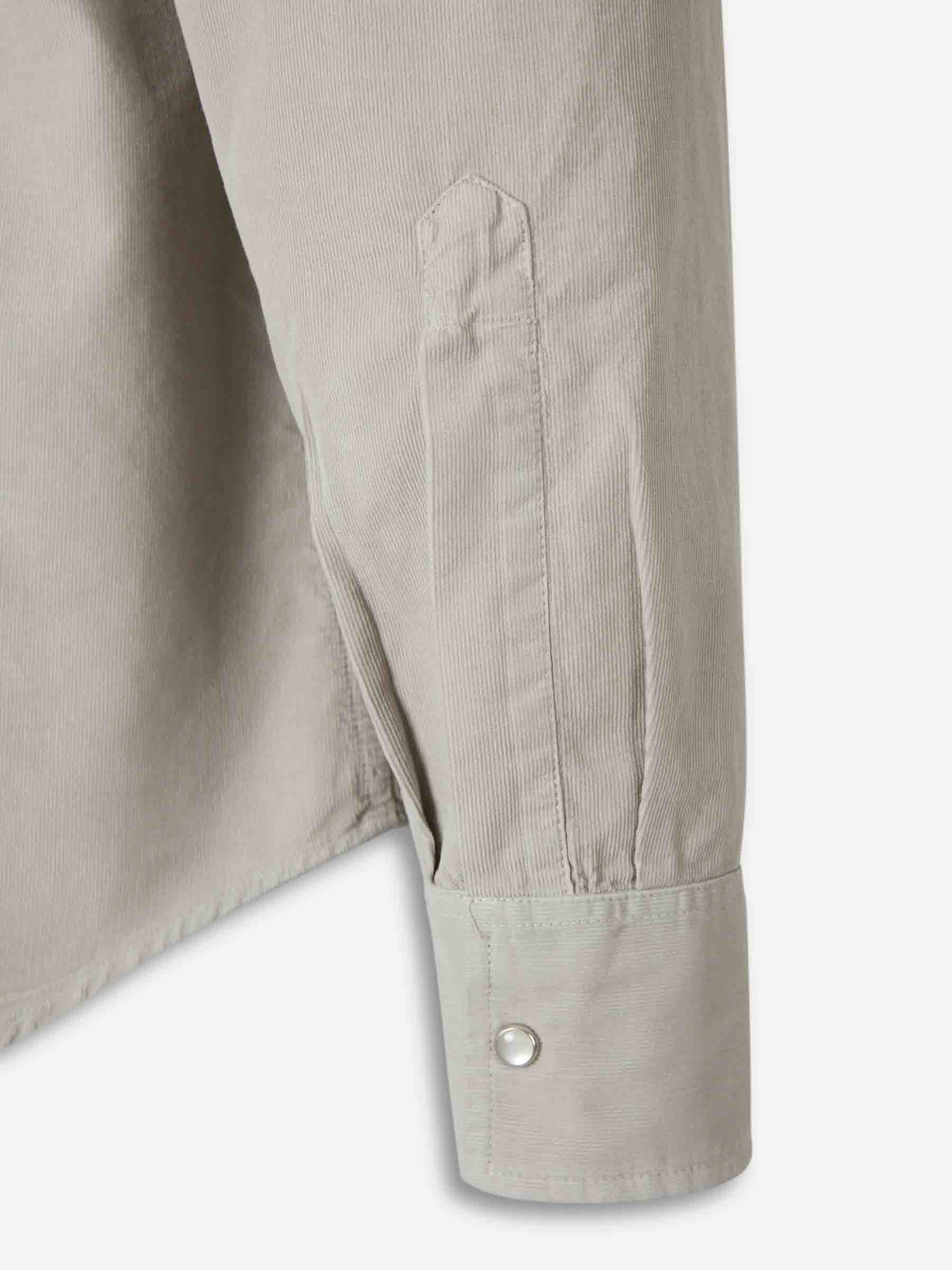 Outlet online Santa Eulalia Hombre Camisa Casual Pana color Gris sku 531-006542 01 - Foto 4