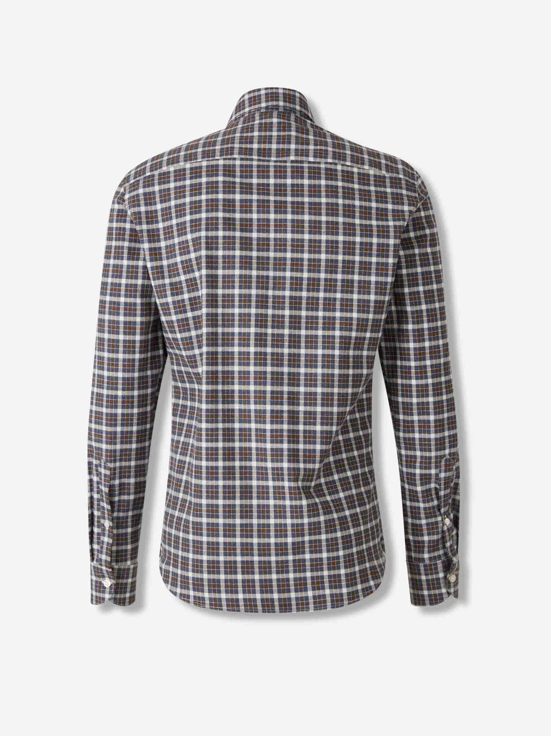 Outlet online Santa Eulalia Hombre Camisa Motivo Cuadros color Marrón sku 531-006543 01 - Foto 2