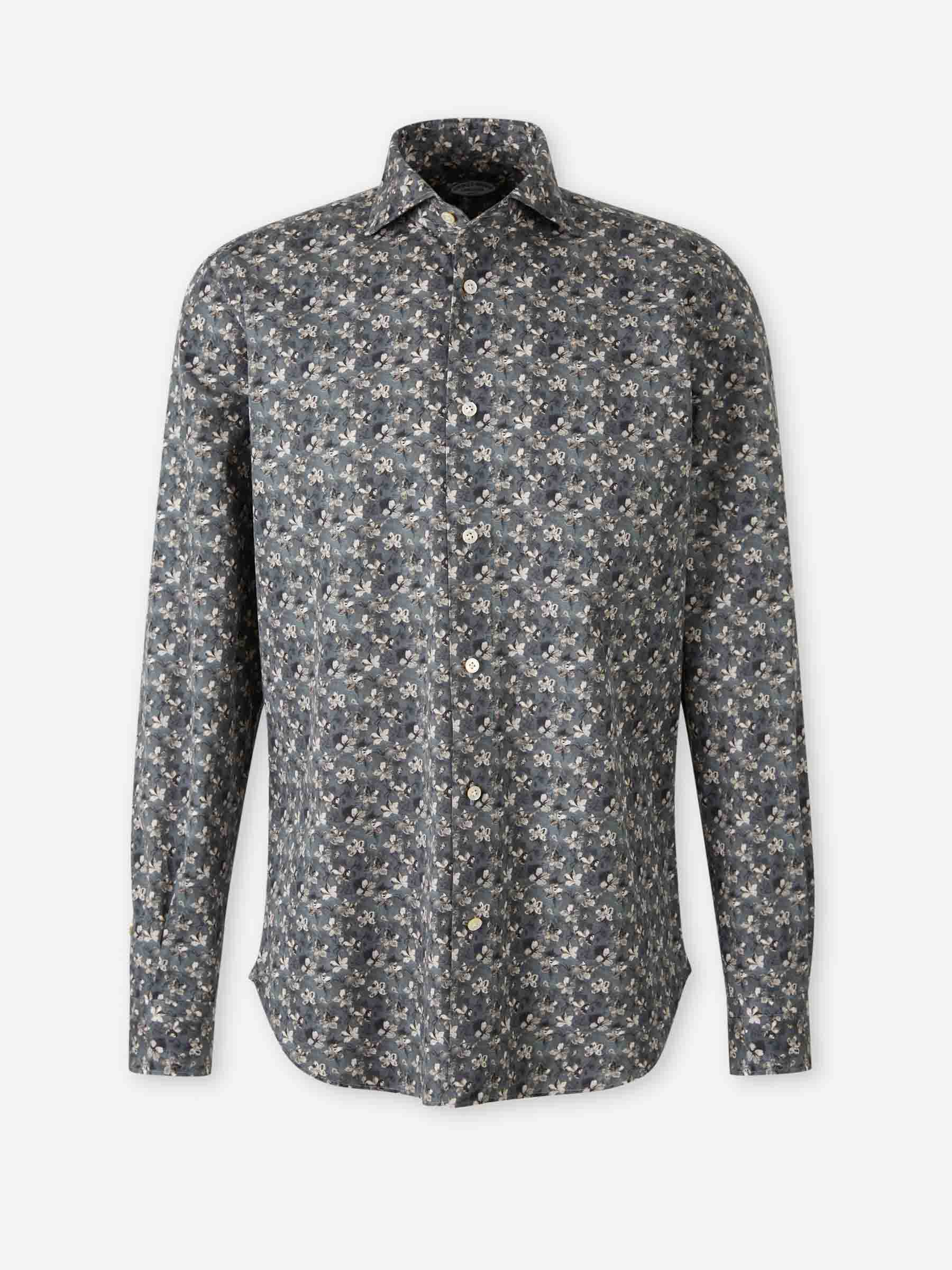 Outlet online Vincenzo di Ruggiero Hombre Camisa Floral color Floral sku 531-006572 01 - Foto 1