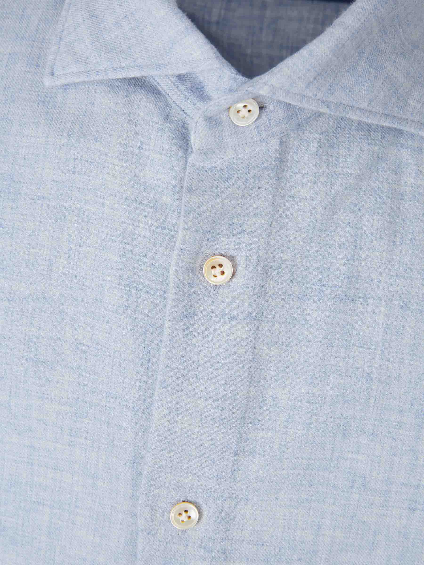 Outlet online Vincenzo di Ruggiero Hombre Camisa Vestir color Azul Celeste sku 531-006575 01 - Foto 3