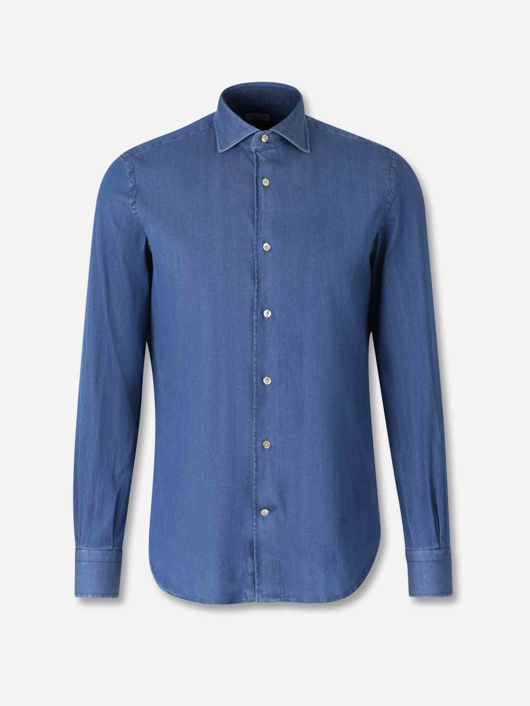 Outlet online Santa Eulalia Hombre Camisa Lisa Denim color Azul Denim sku 531-006578 01 - Foto 1