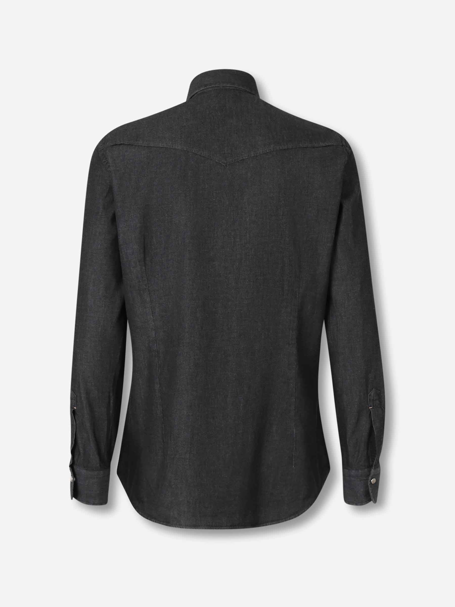 Outlet online Santa Eulalia Hombre Camisa Lisa Western color Azul Denim sku 531-006579 01 - Foto 2