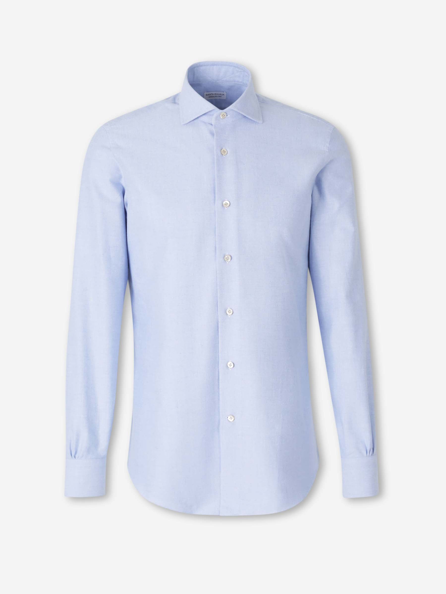 Outlet online Santa Eulalia Hombre Camisa Vestir Algodón color Azul Celeste sku 531-006583 02 - Foto 1